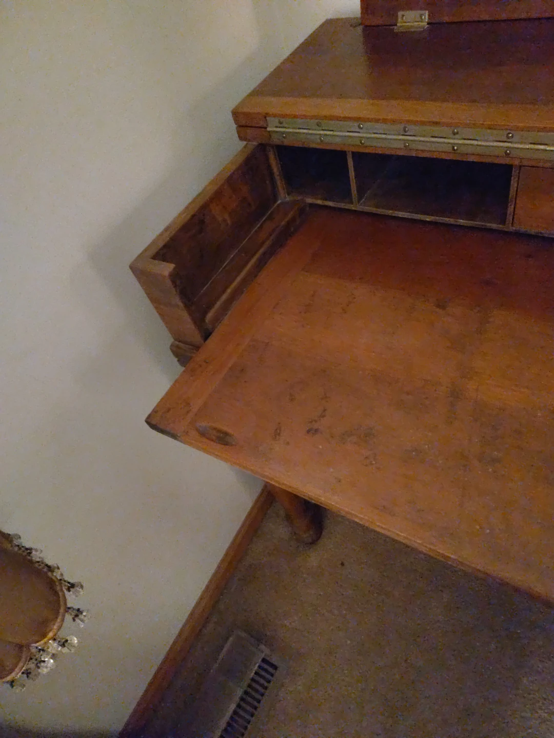 Vintage Wooden Writing Desk
