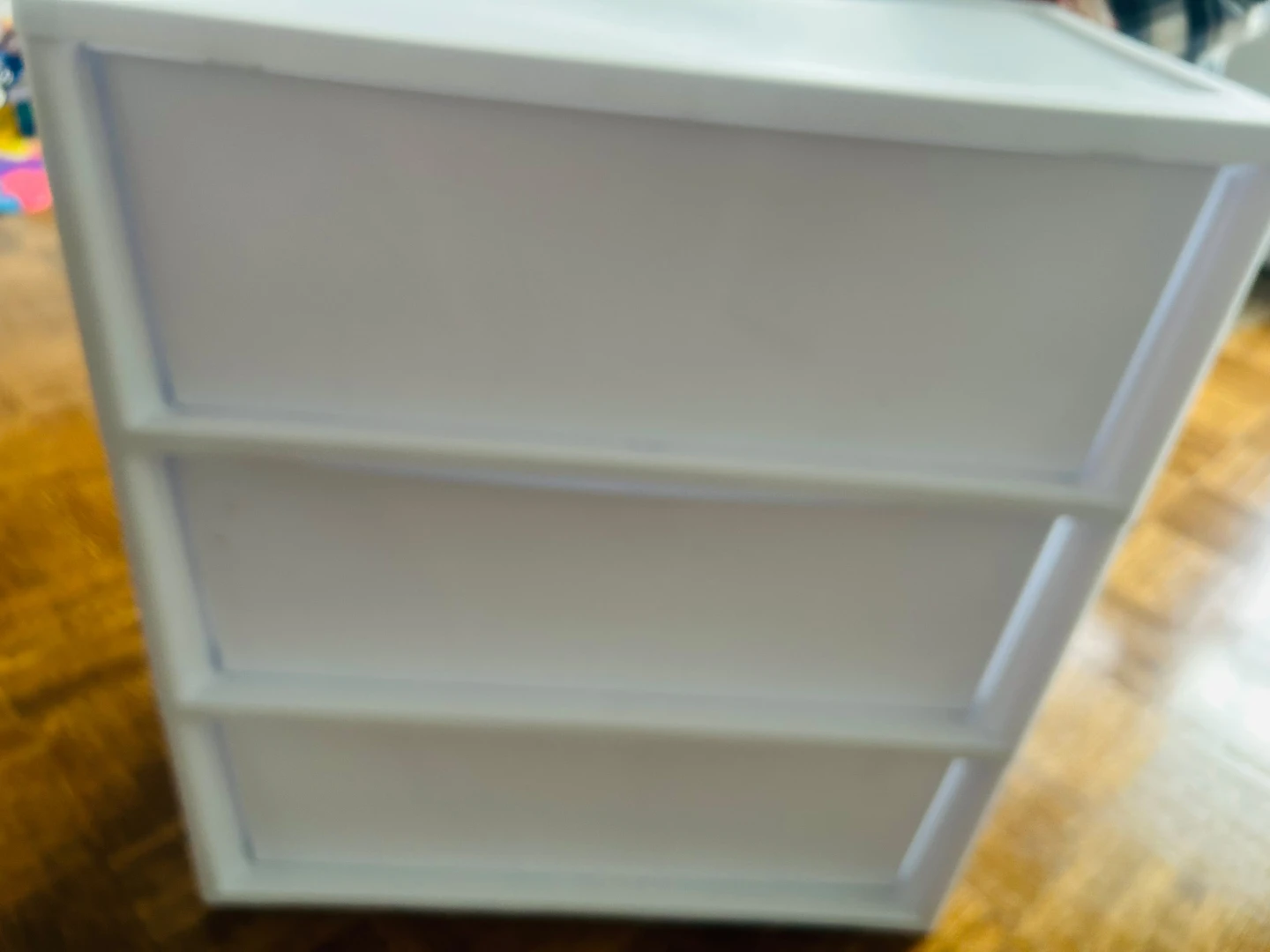 Sterilite 3-Drawer White Woven Storage Cart - photo 3
