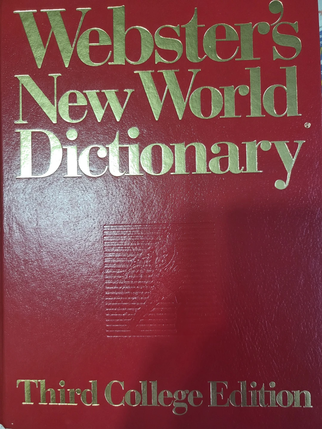 Webster's New World Dictionary Third College Edition