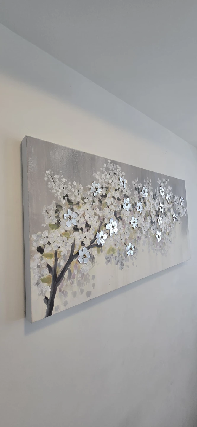 Cherry Blossom Canvas Painting - photo 4