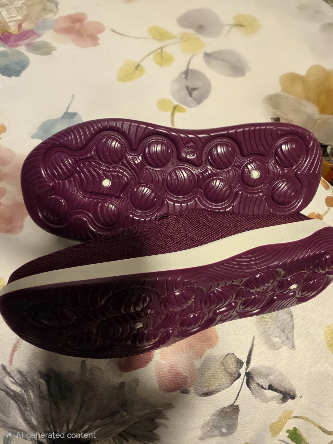 Women's Purple Slip-on Shoes size 38 - photo 2