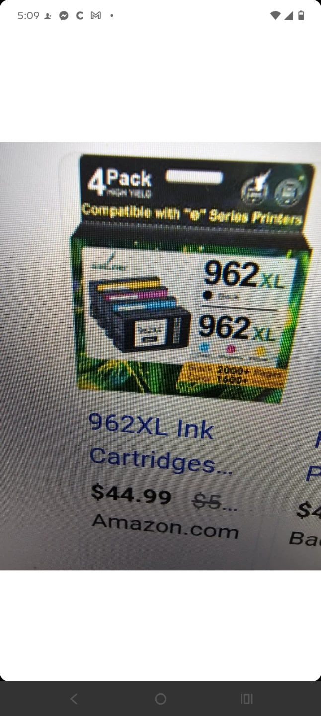 962XL High Yield Ink Cartridges 4 Pack