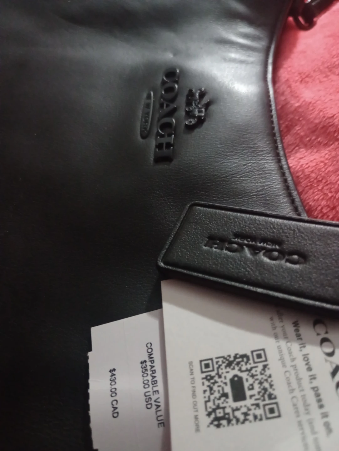 Coach Black Leather Shoulder Bag - photo 5