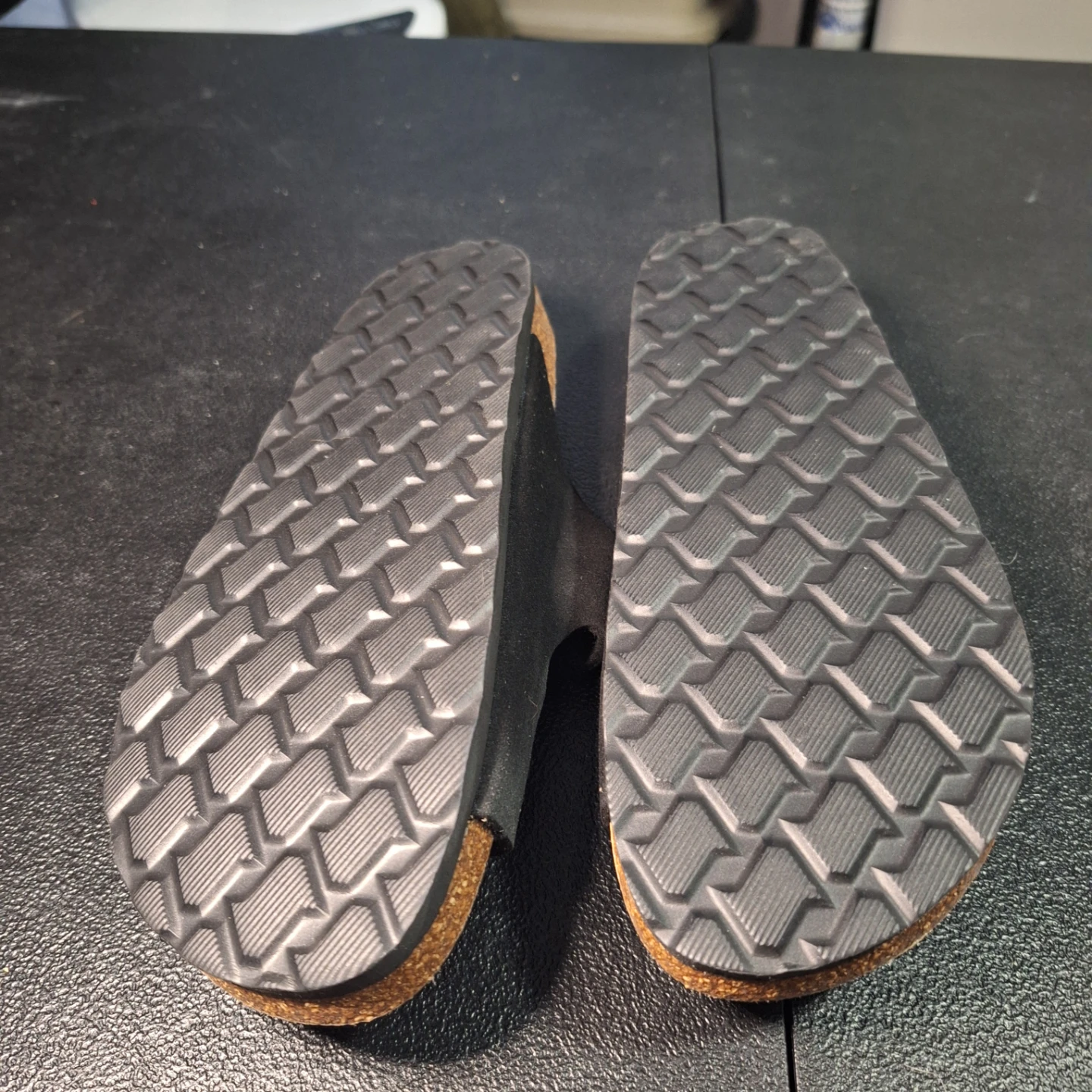 ODOLY Black Double Strap Slides Size 40 - photo 3