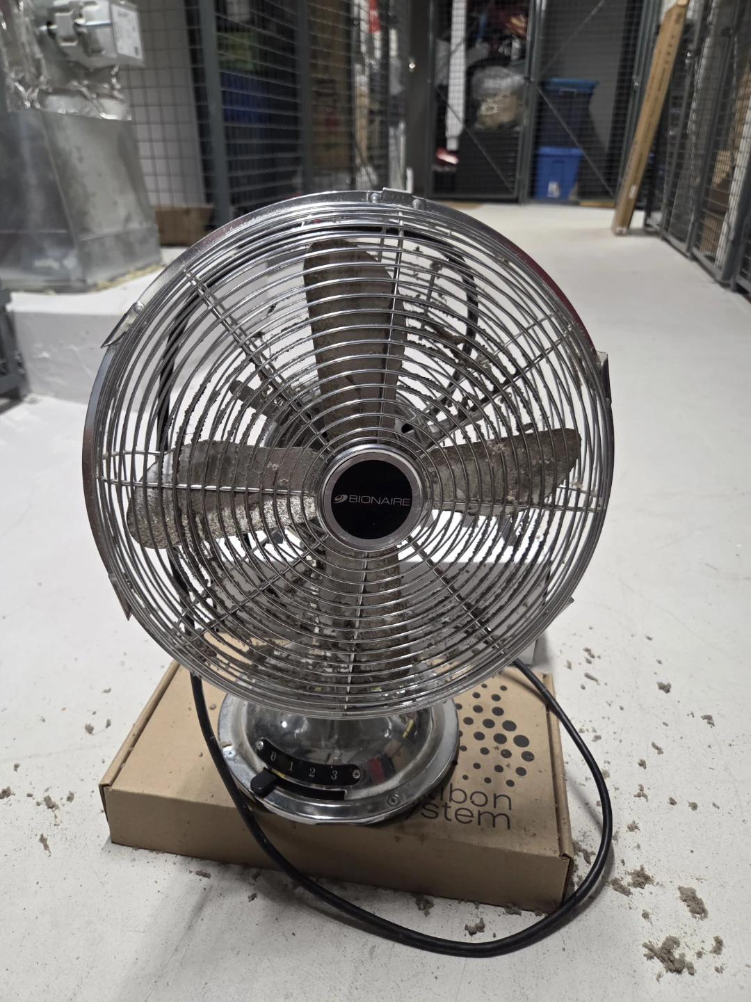 Bionaire Chrome Desk Fan