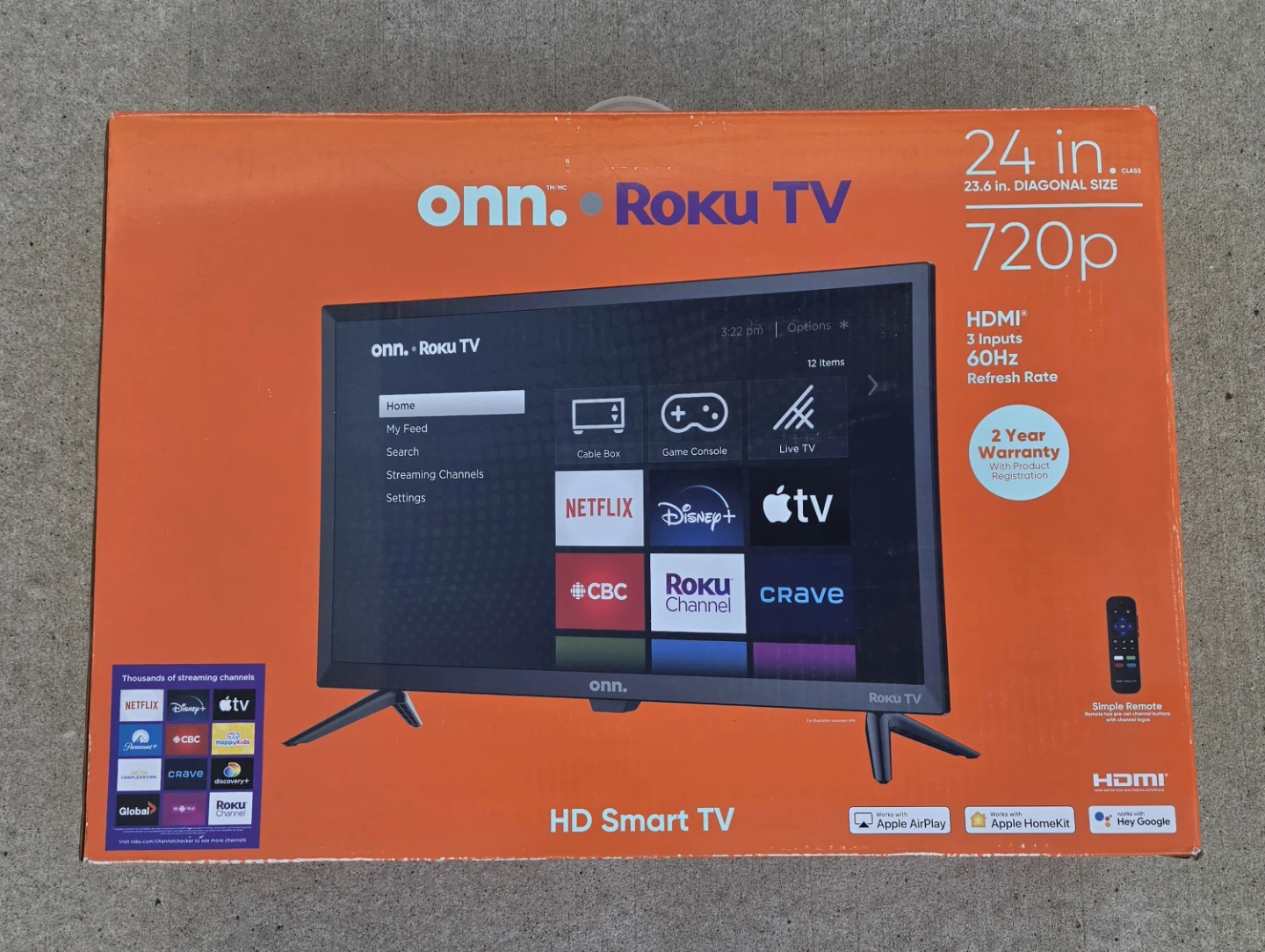 24 inch 720p Roku Smart TV