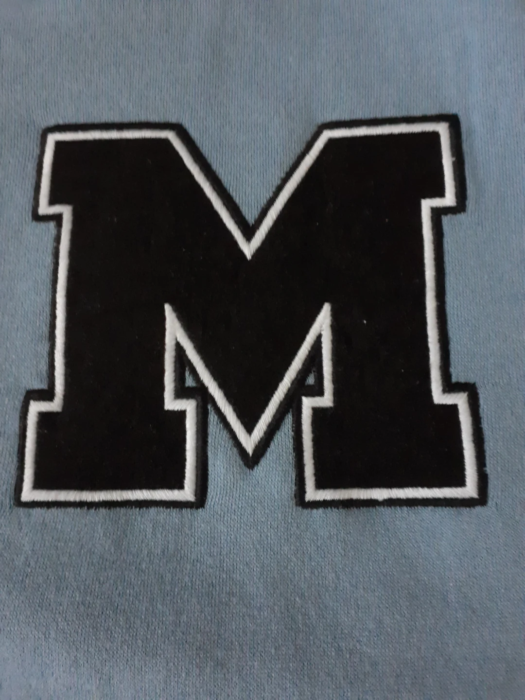 Pop Man Varsity Jacket Baby Blue NEW - photo 3