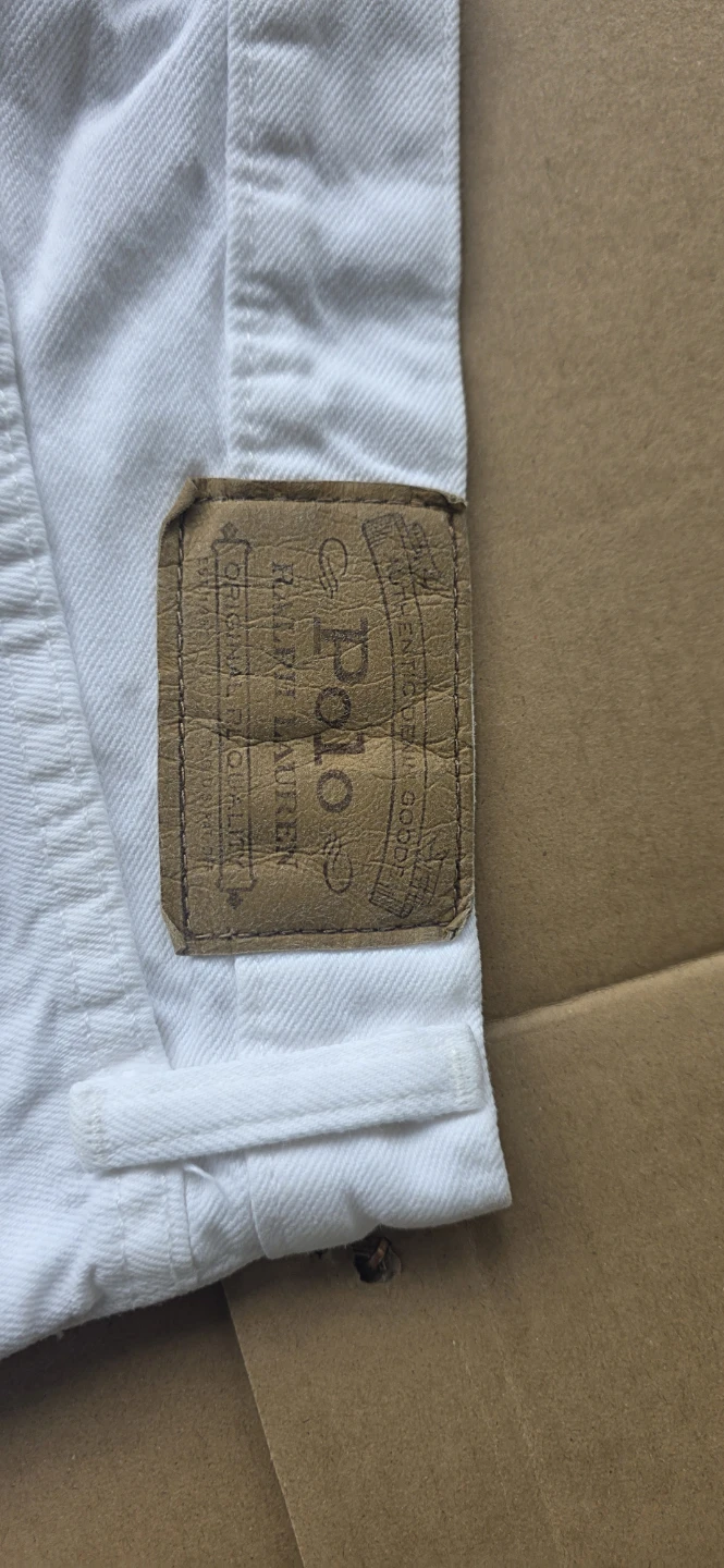 Polo Ralph Lauren Men's White Sullivan Slim Fit Jeans(Waist 33) - photo 5