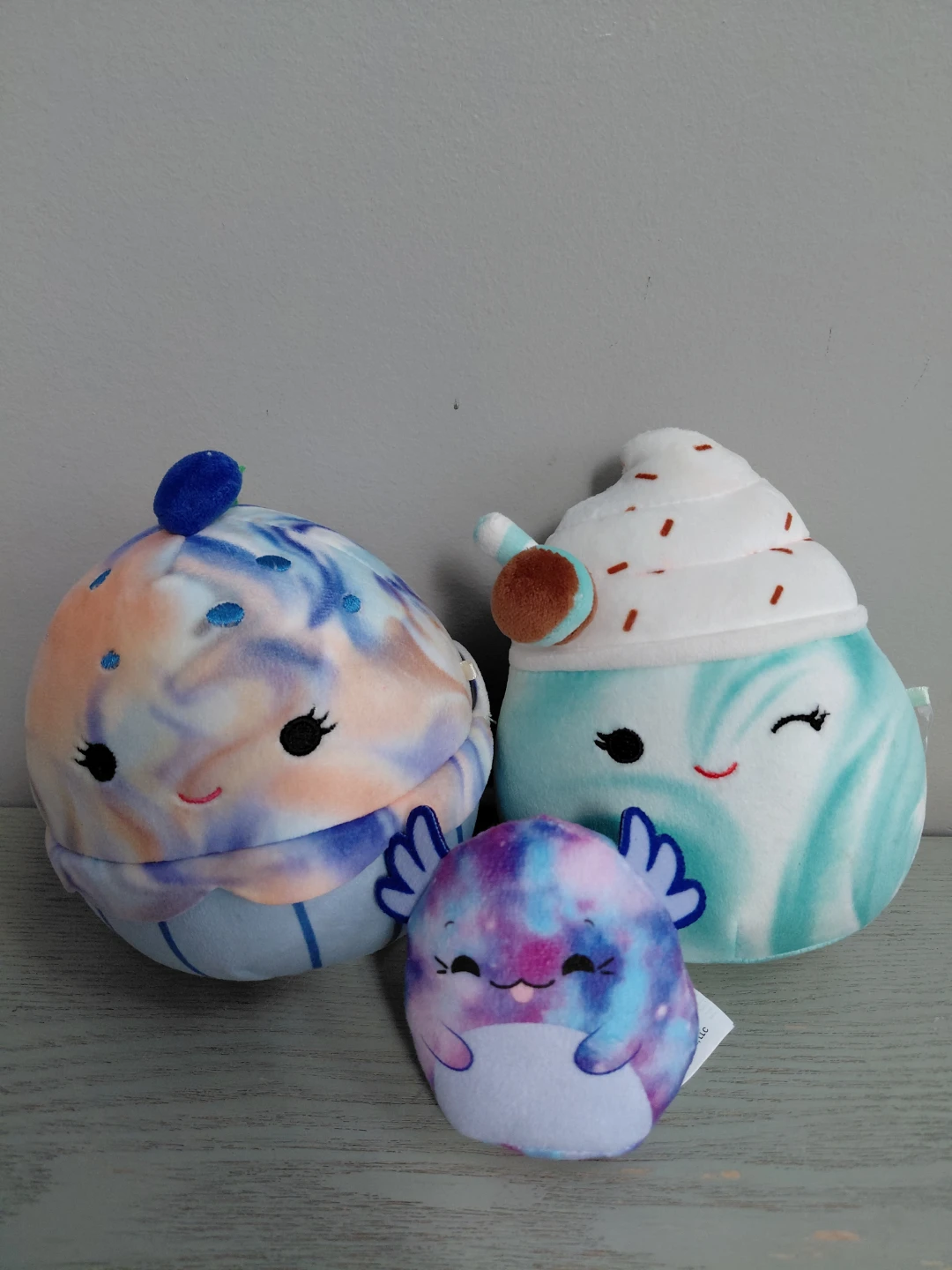 Set of 3 Squishmallows Plush Toys