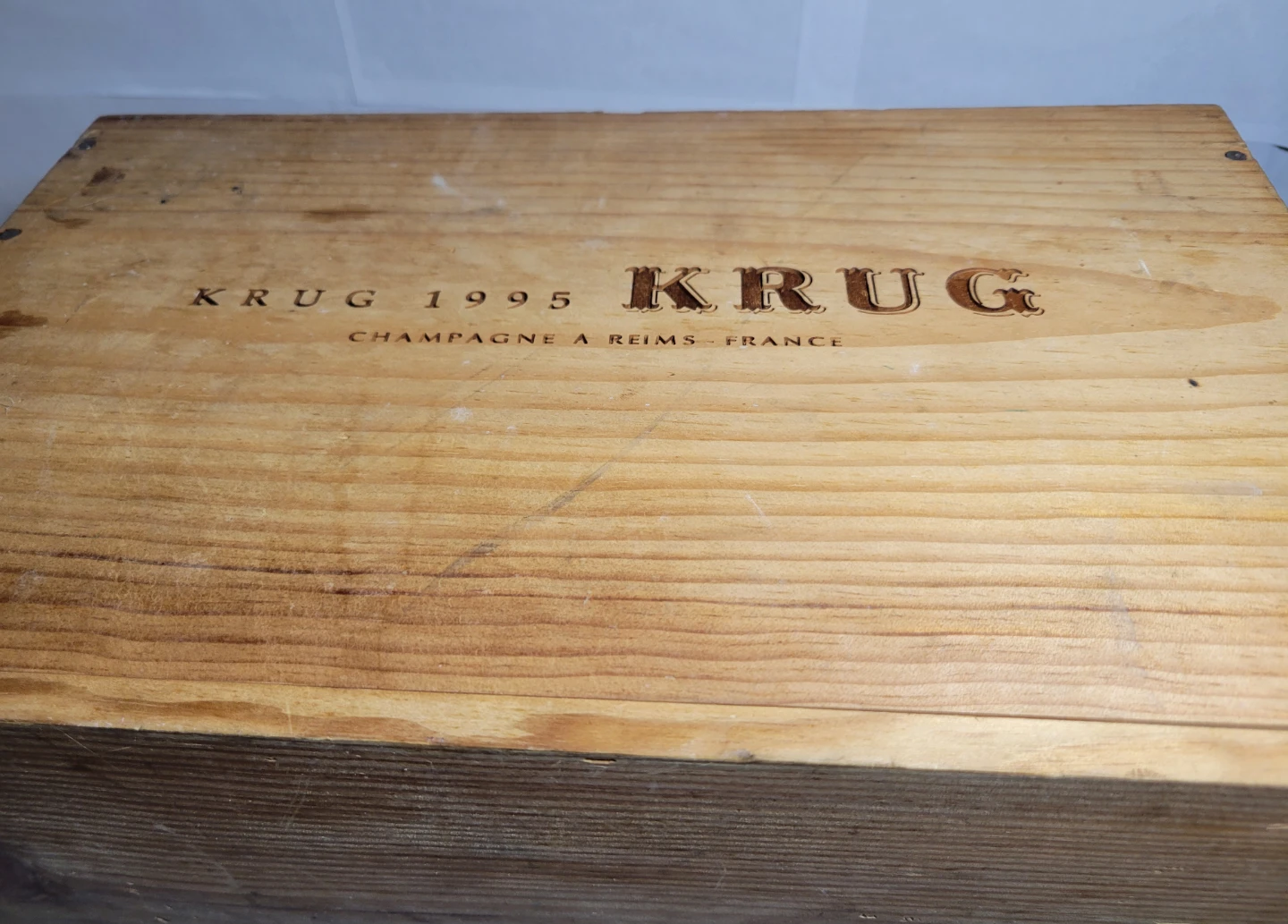 Krug 1995 Champagne Wooden Crate - photo 4