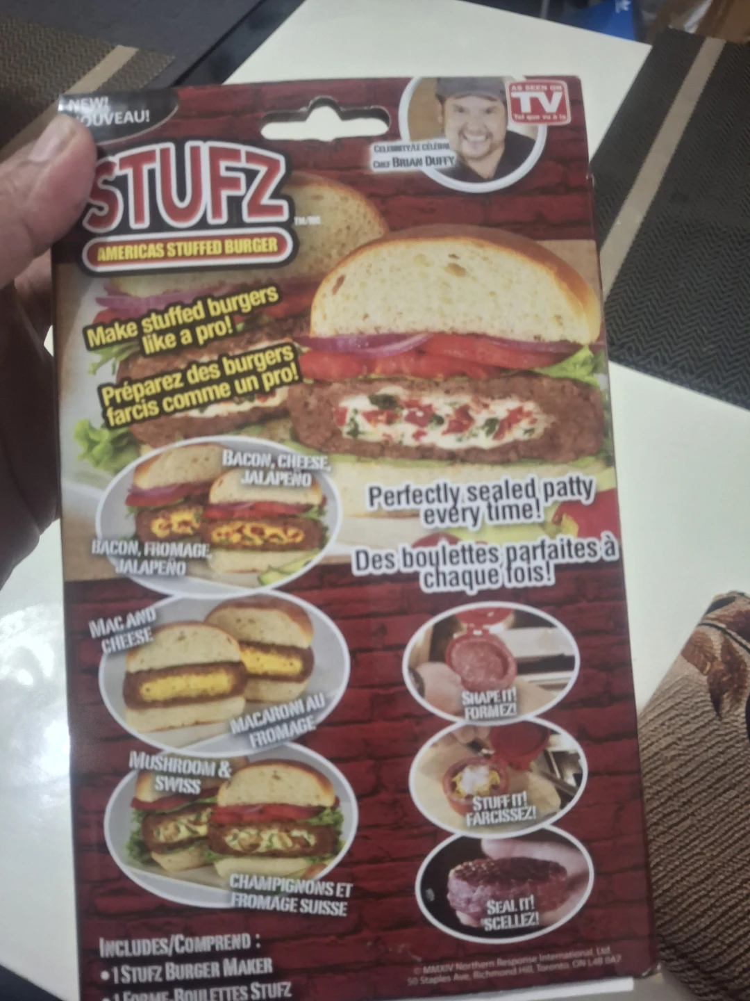 STUFZ Americas Stuffed Burger Maker - photo 2