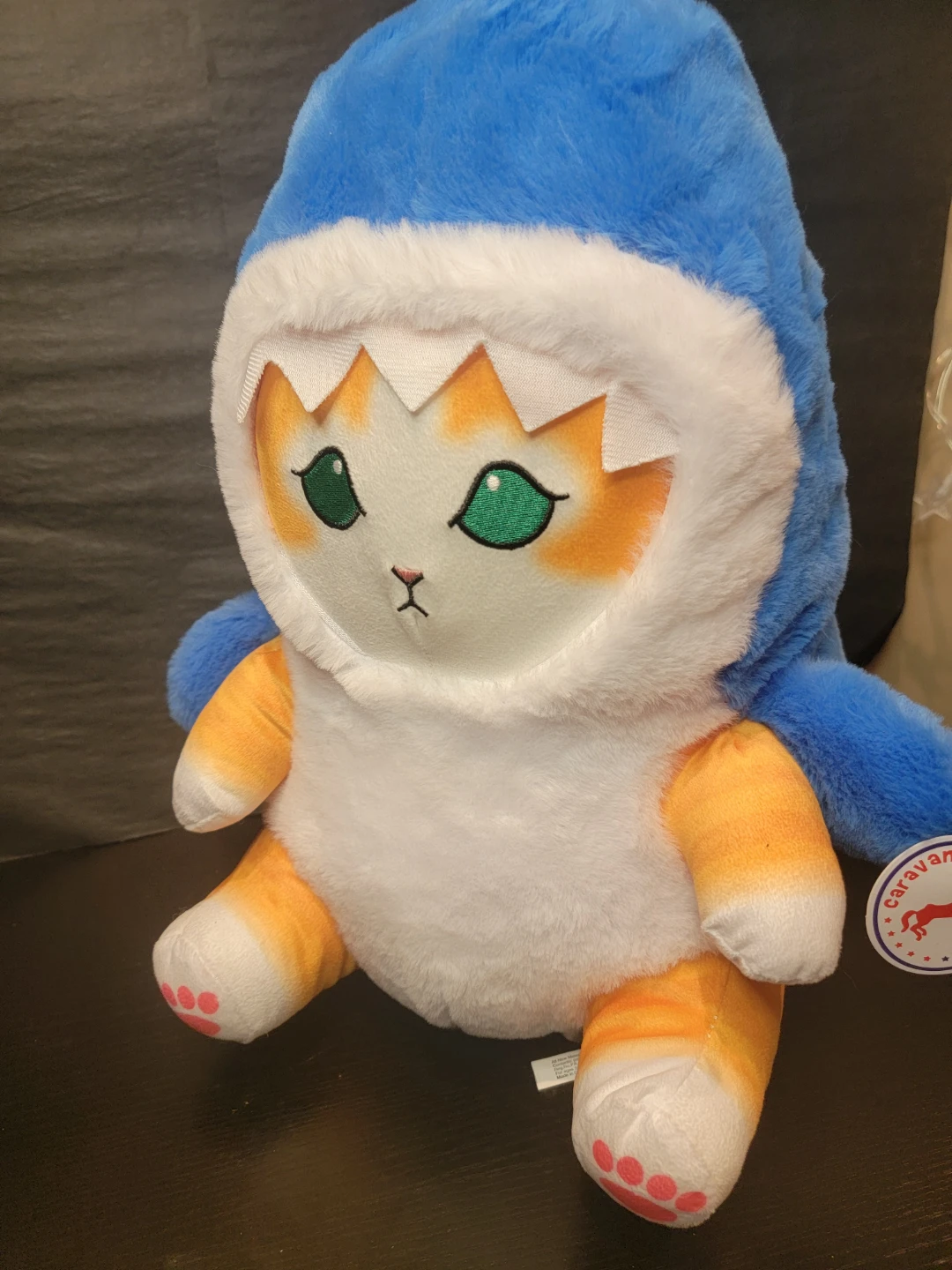 Caravan Softies Cat Shark Plush