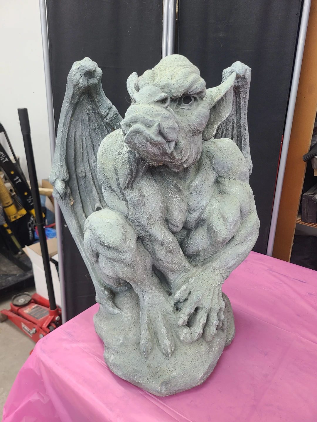 Gargoyle garden statue