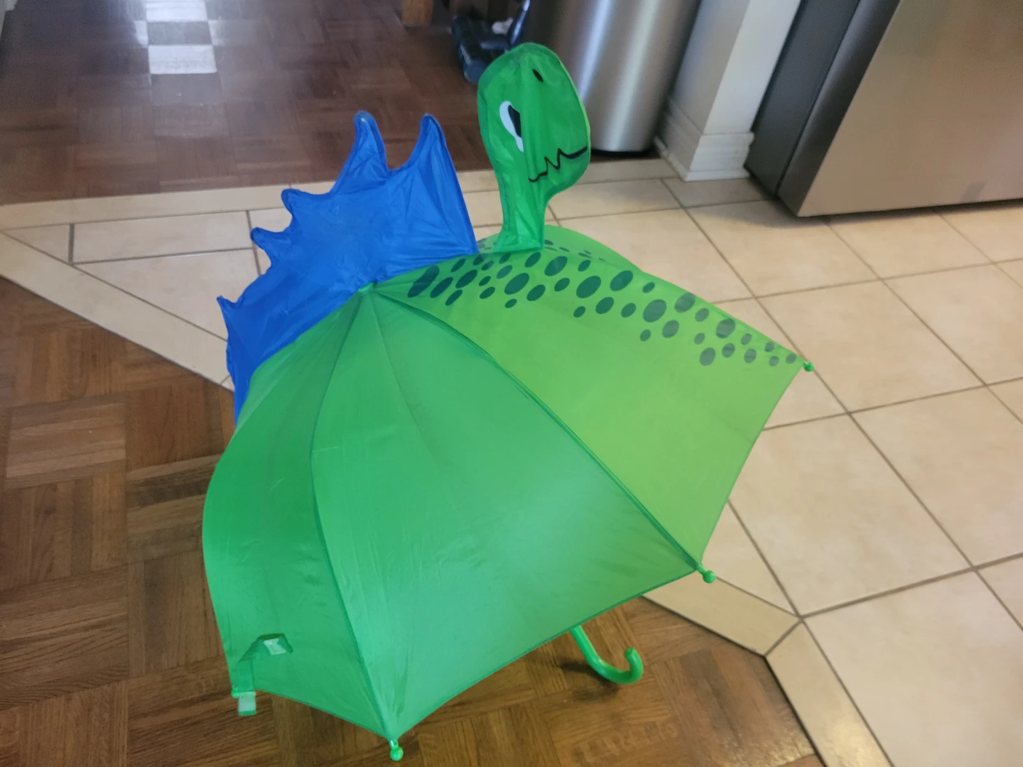 Green Dinosaur Umbrella