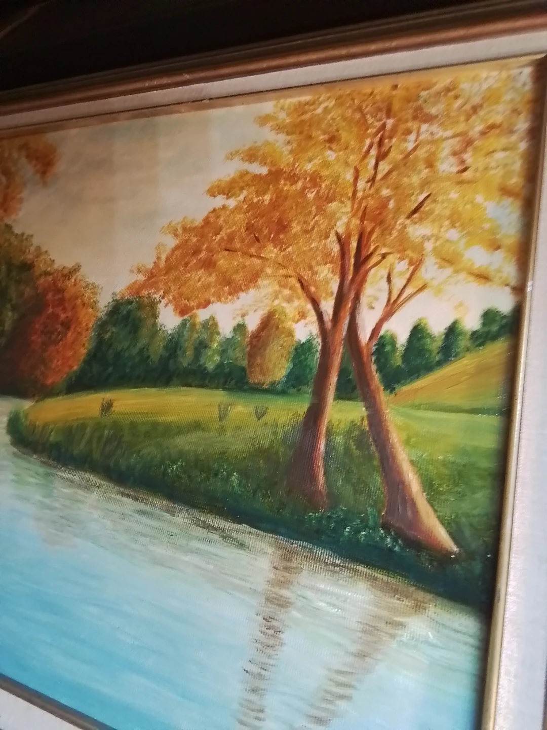 A. Dolinski Autumn Landscape Oil Painting - photo 5
