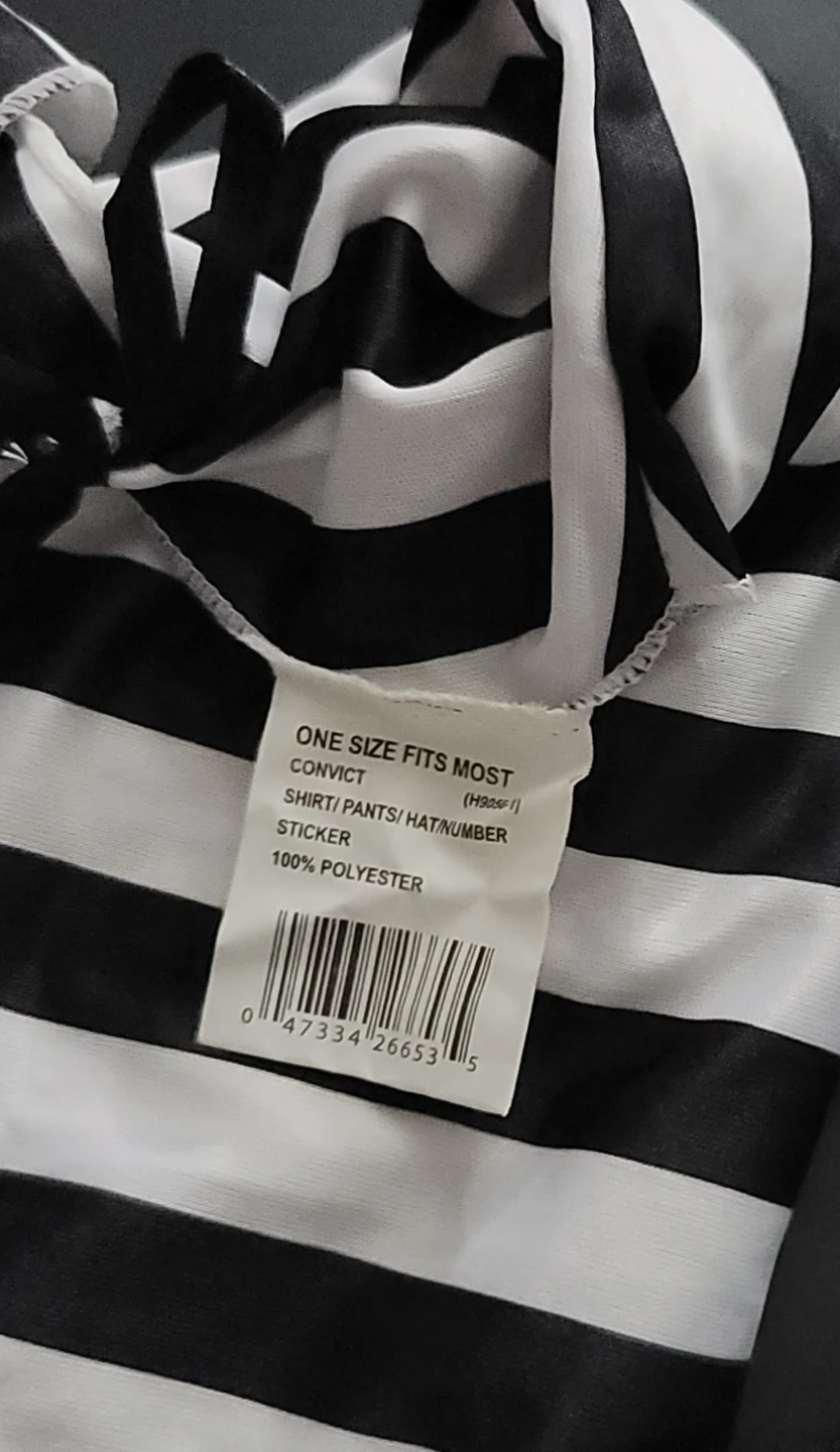 Kids Convict Costume - One Size - photo 2