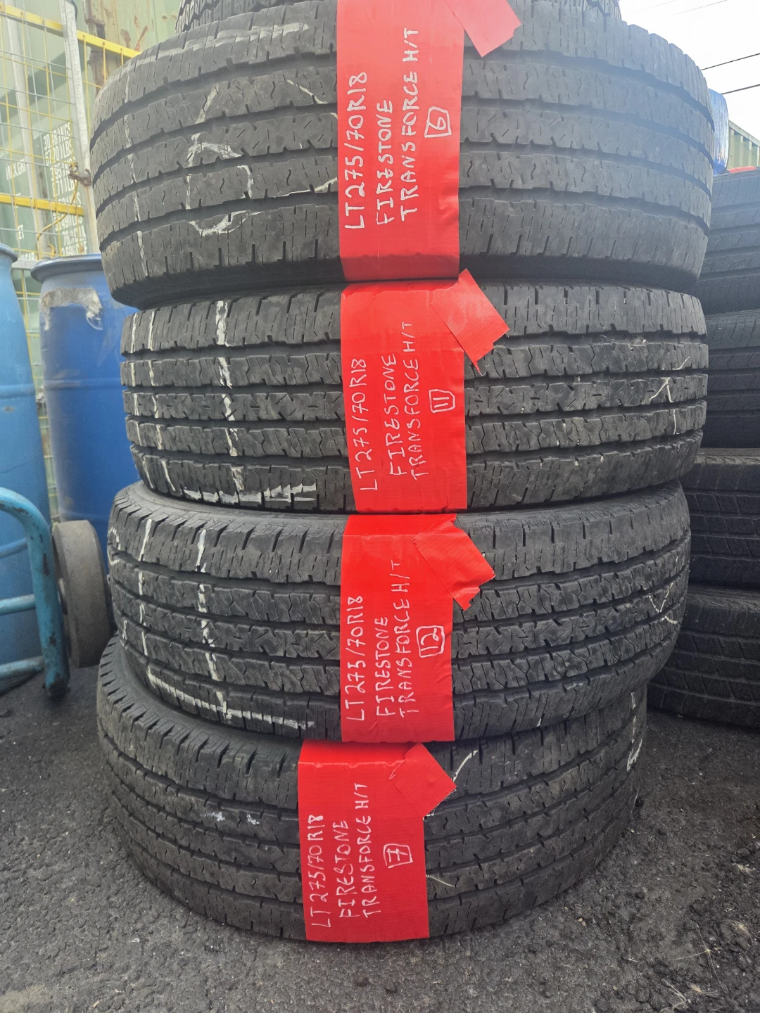 4 Firestone Transforce H/T LT275/70R18 Tires