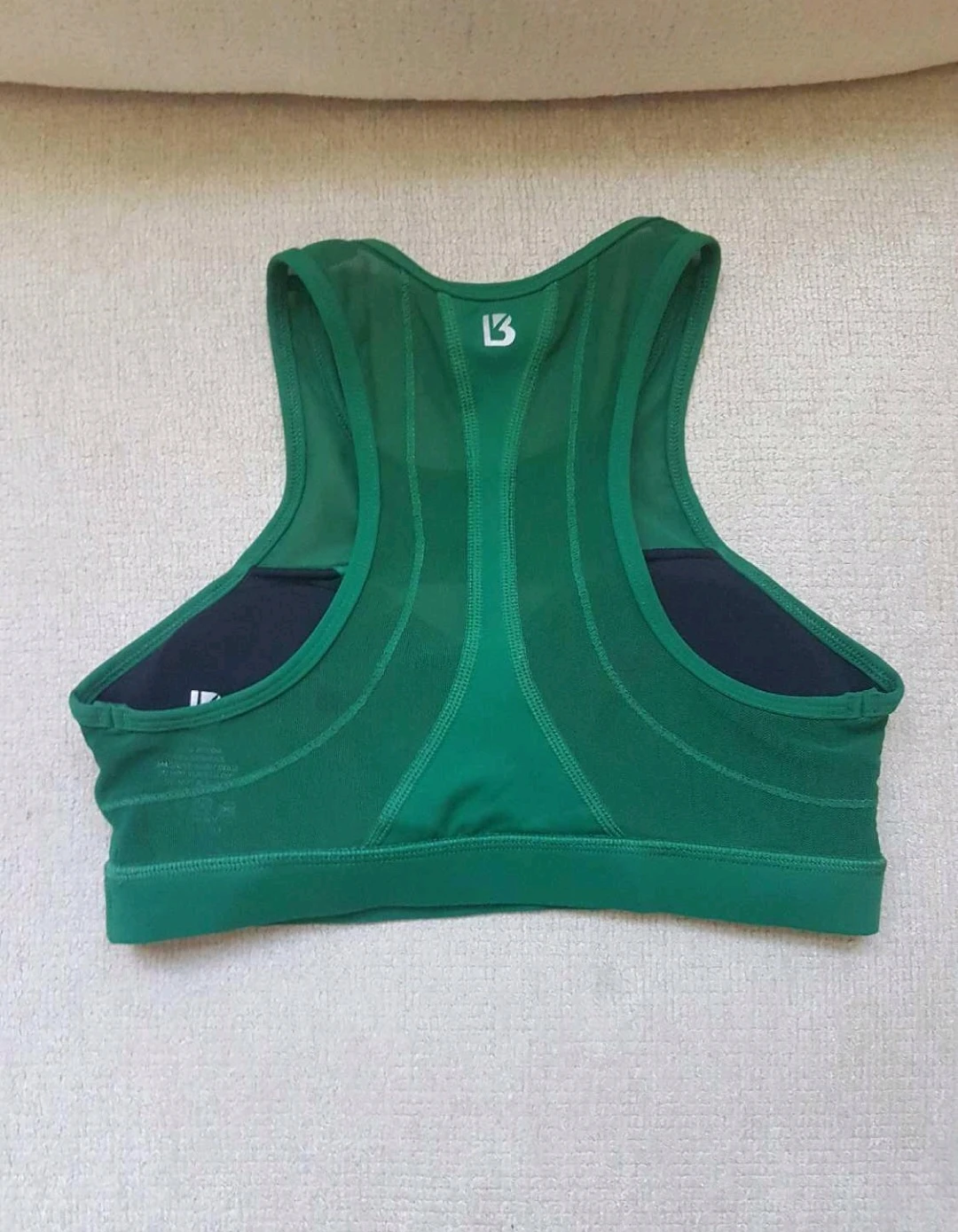 Brand New! Green Mesh Cut Out Buffbunny Sports Bra - photo 2