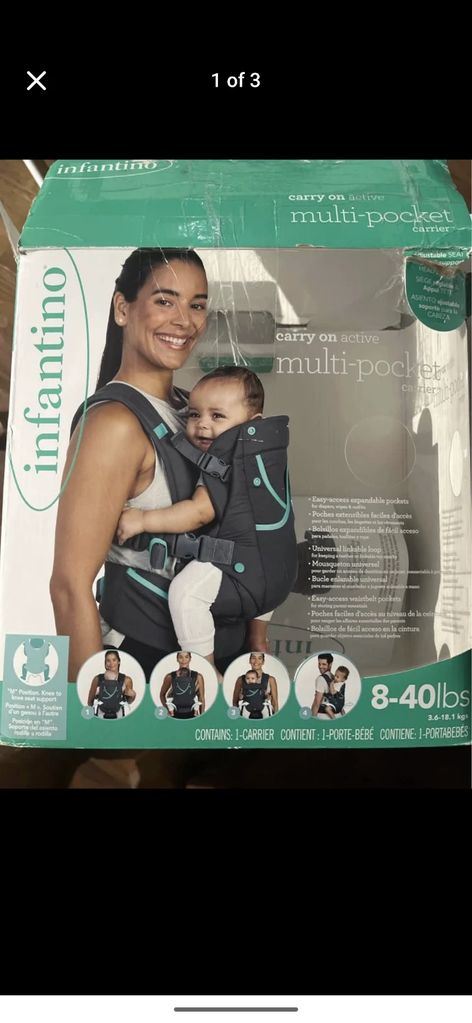 Infantino Carry On Active Multi-Pocket Carrier