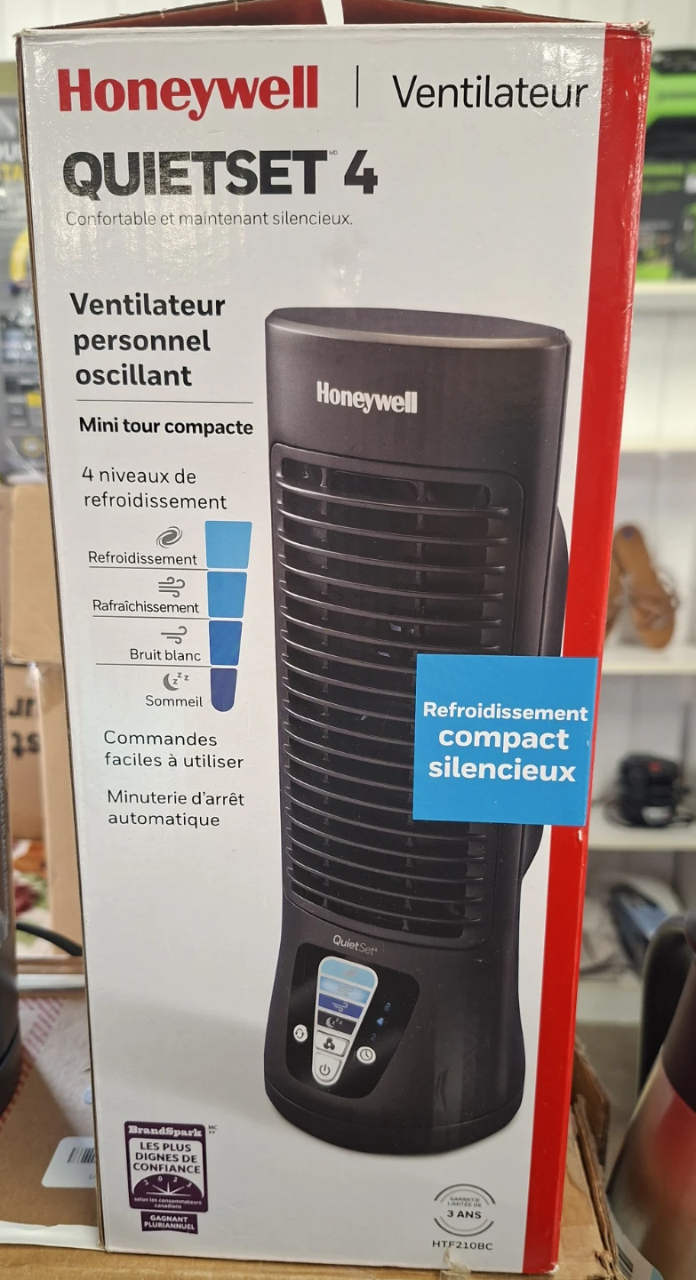 Honeywell QuietSet 4 Personal Oscillating Tower Fan