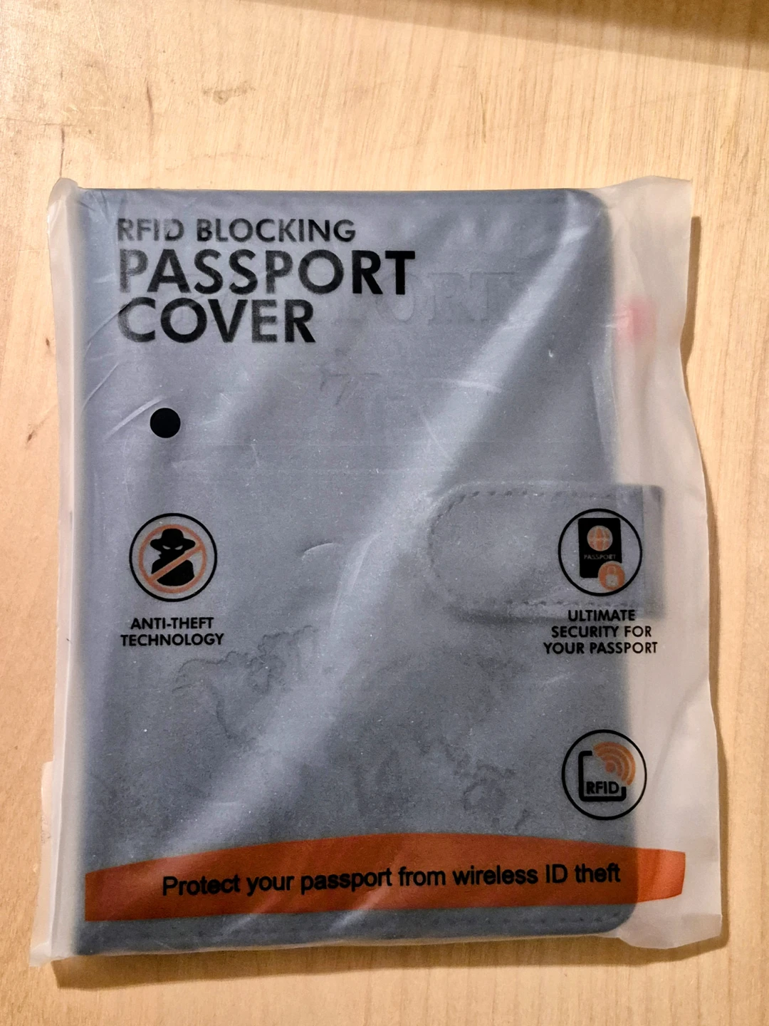BNIP)RFID Blocking Passport Cover