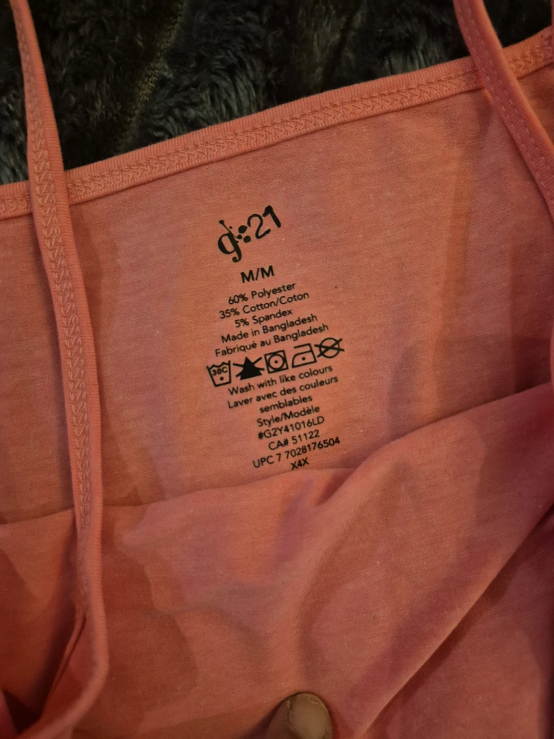 g:21 Pink Tank Top - Size Medium - photo 2
