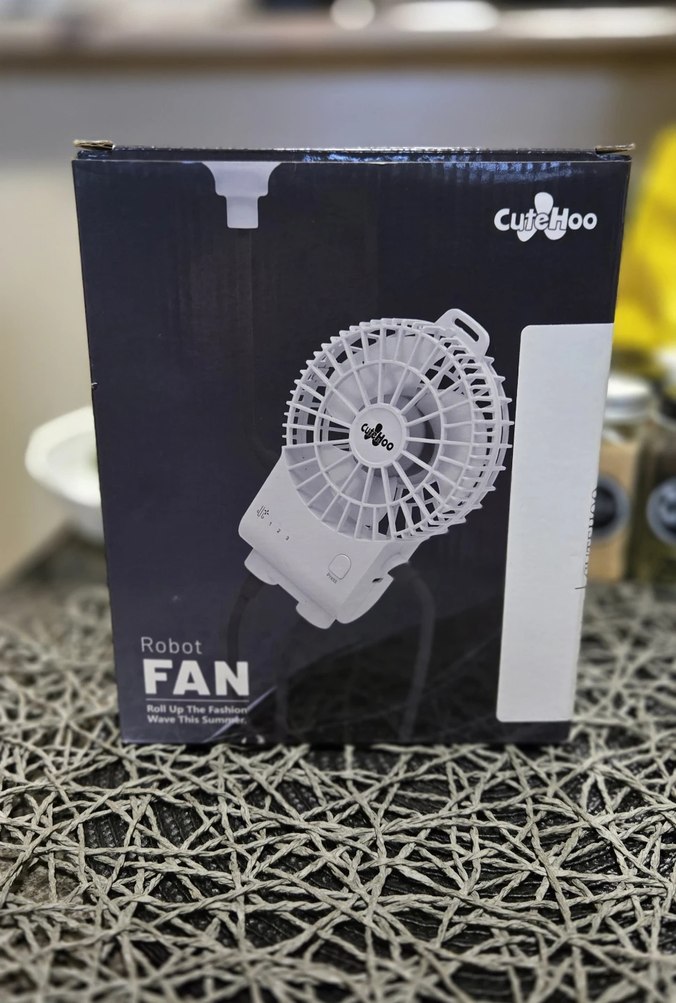 CUTEHOO Portable Rechargeable Robot Fan