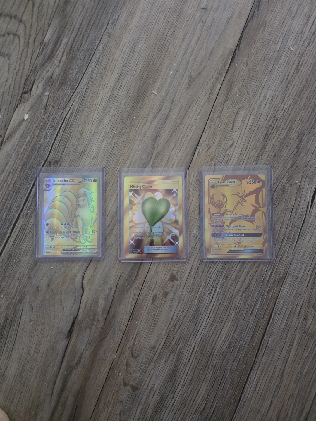 Set of 3 Pokemon Trading Cards