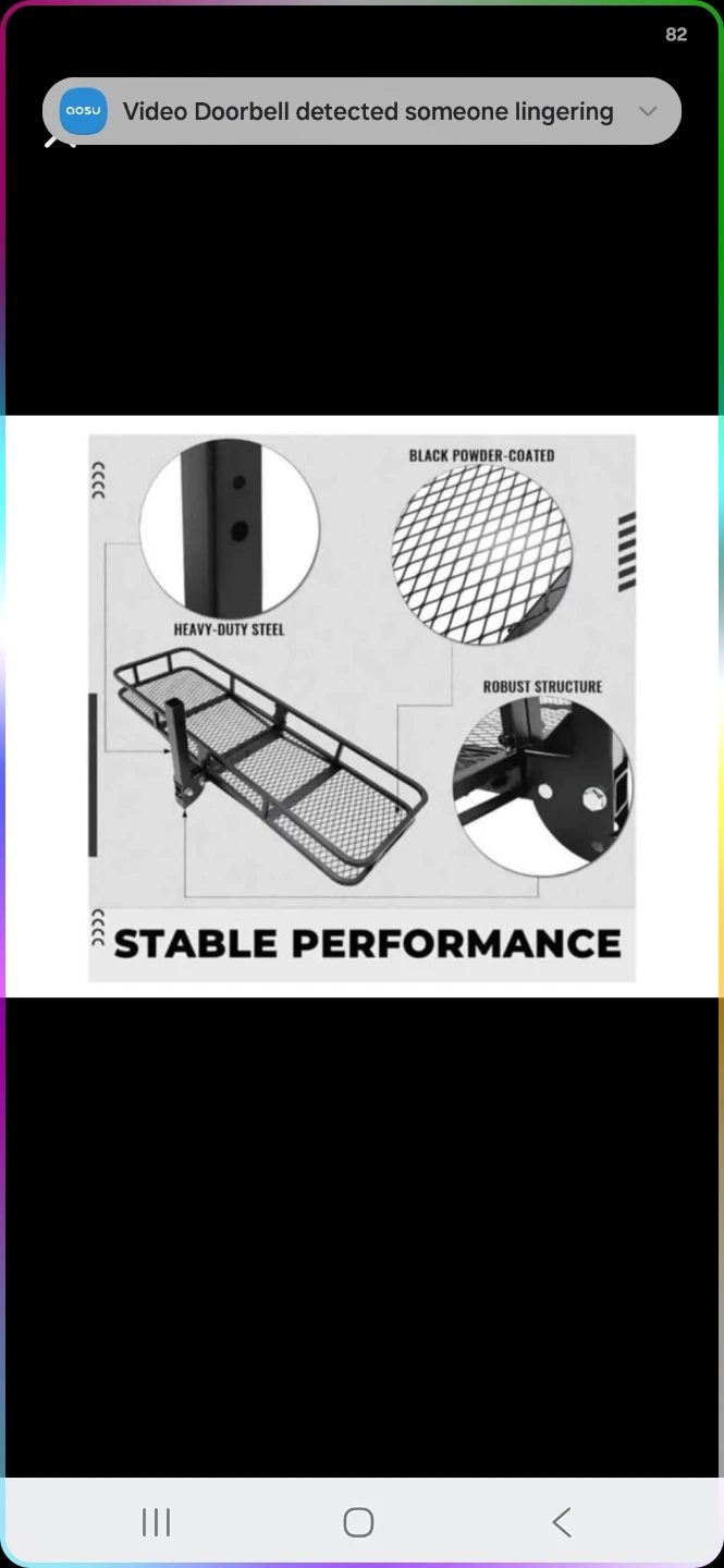 KUAFU Folding Hitch Mount Cargo Carrier - photo 3
