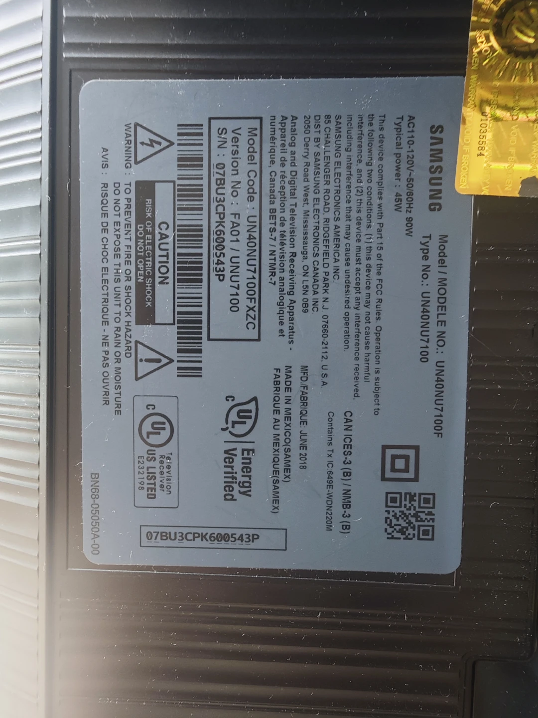 Samsung UN40NU7100F 40-inch Smart TV - photo 4