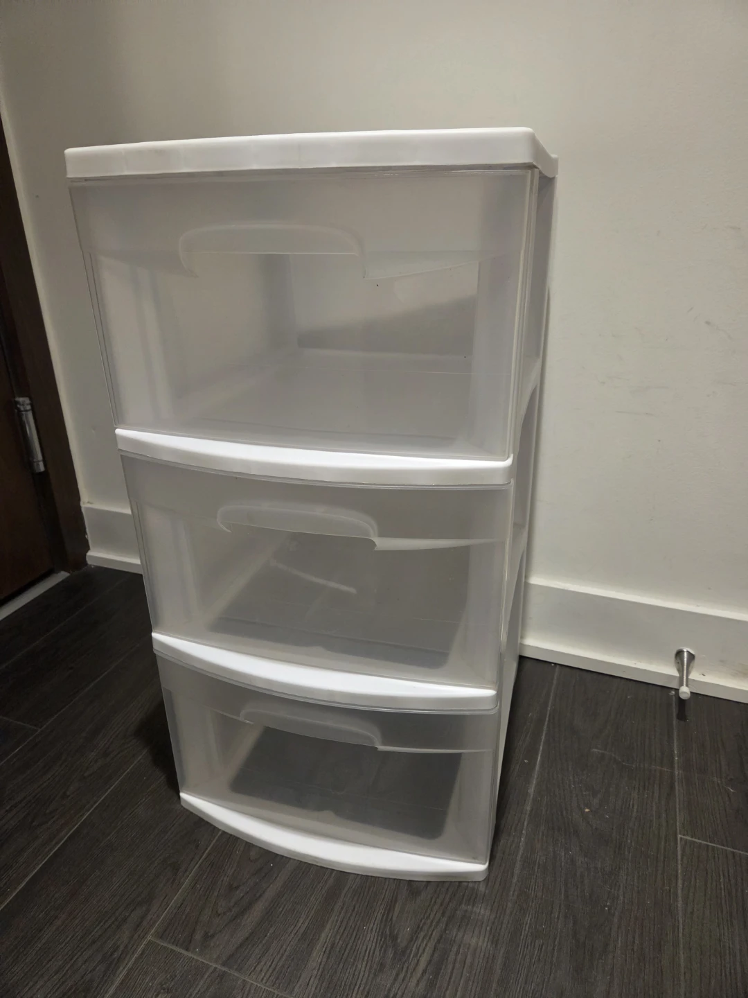 3-Drawer Plastic Storage Unit