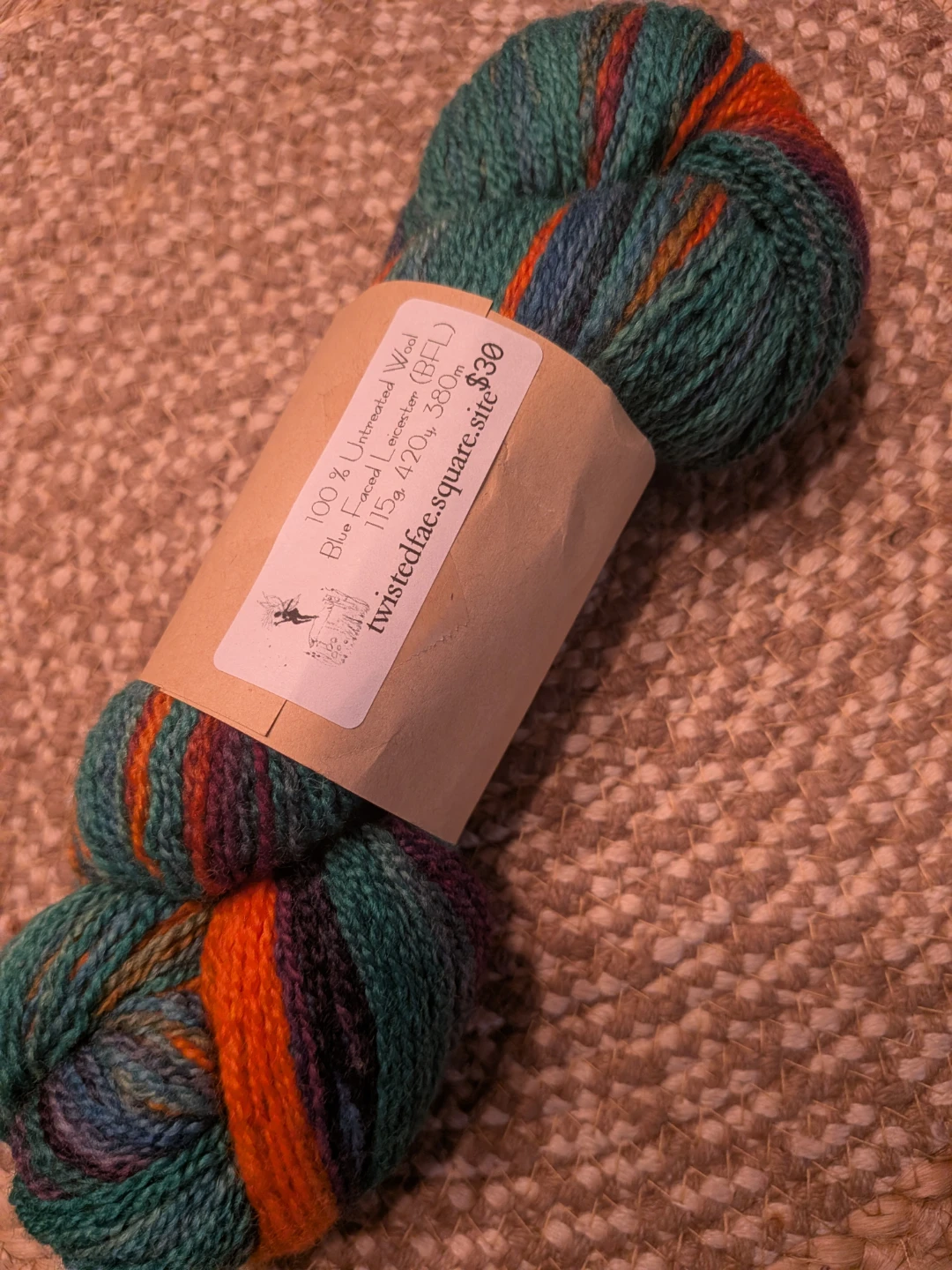 Twisted Fae Fibre Works BFL Wool Yarn - photo 2