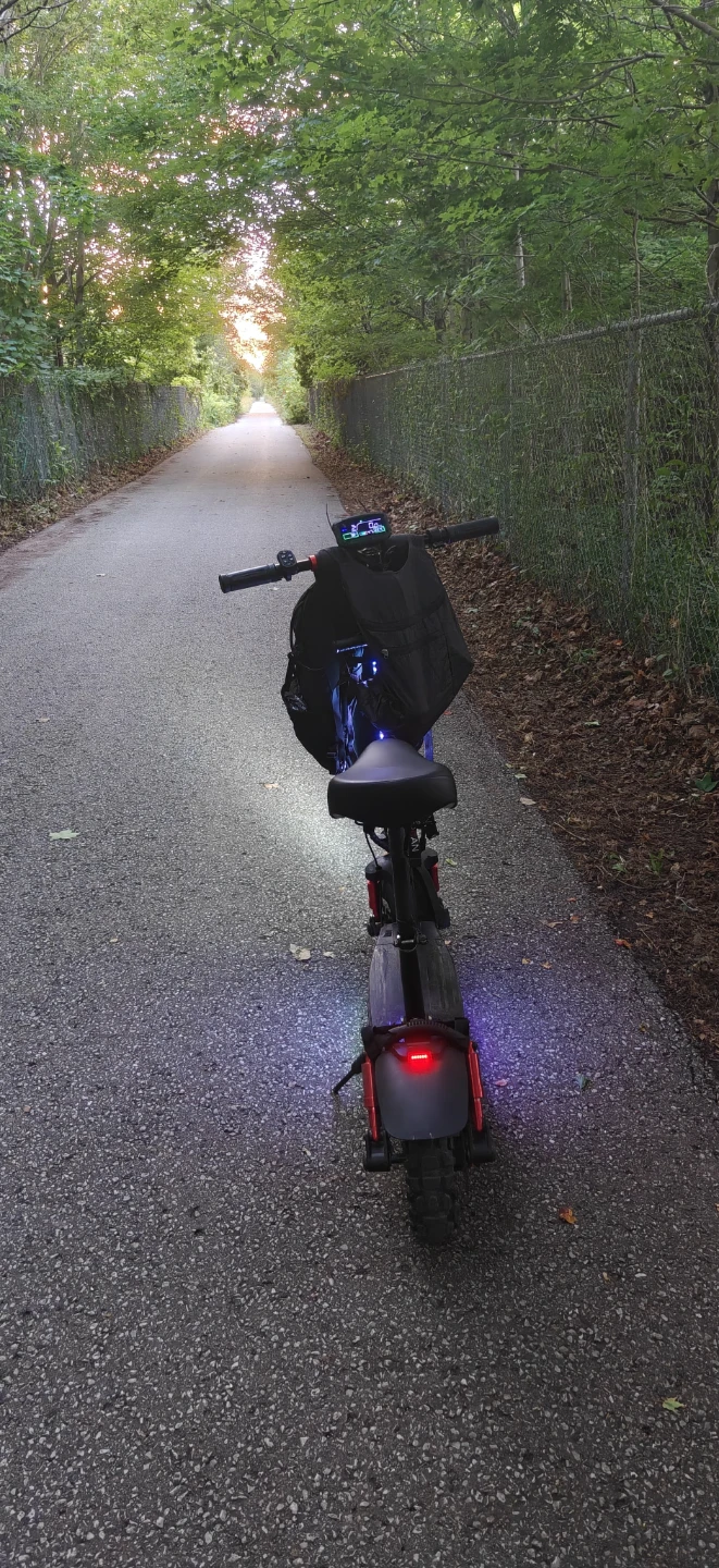 Extensively Modified Unique Electric Scooter 11",1000W,20kg,seat - photo 2