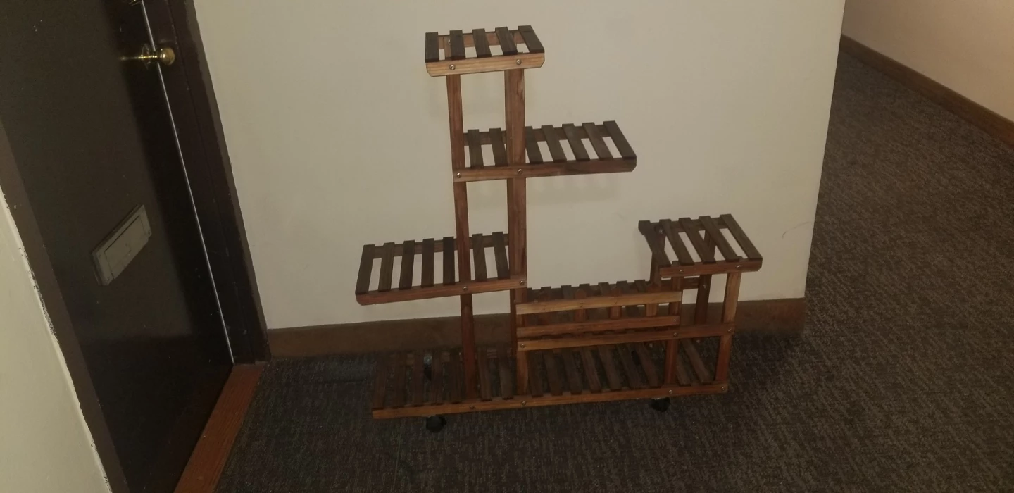 Wooden Multi-Tier Plant Stand