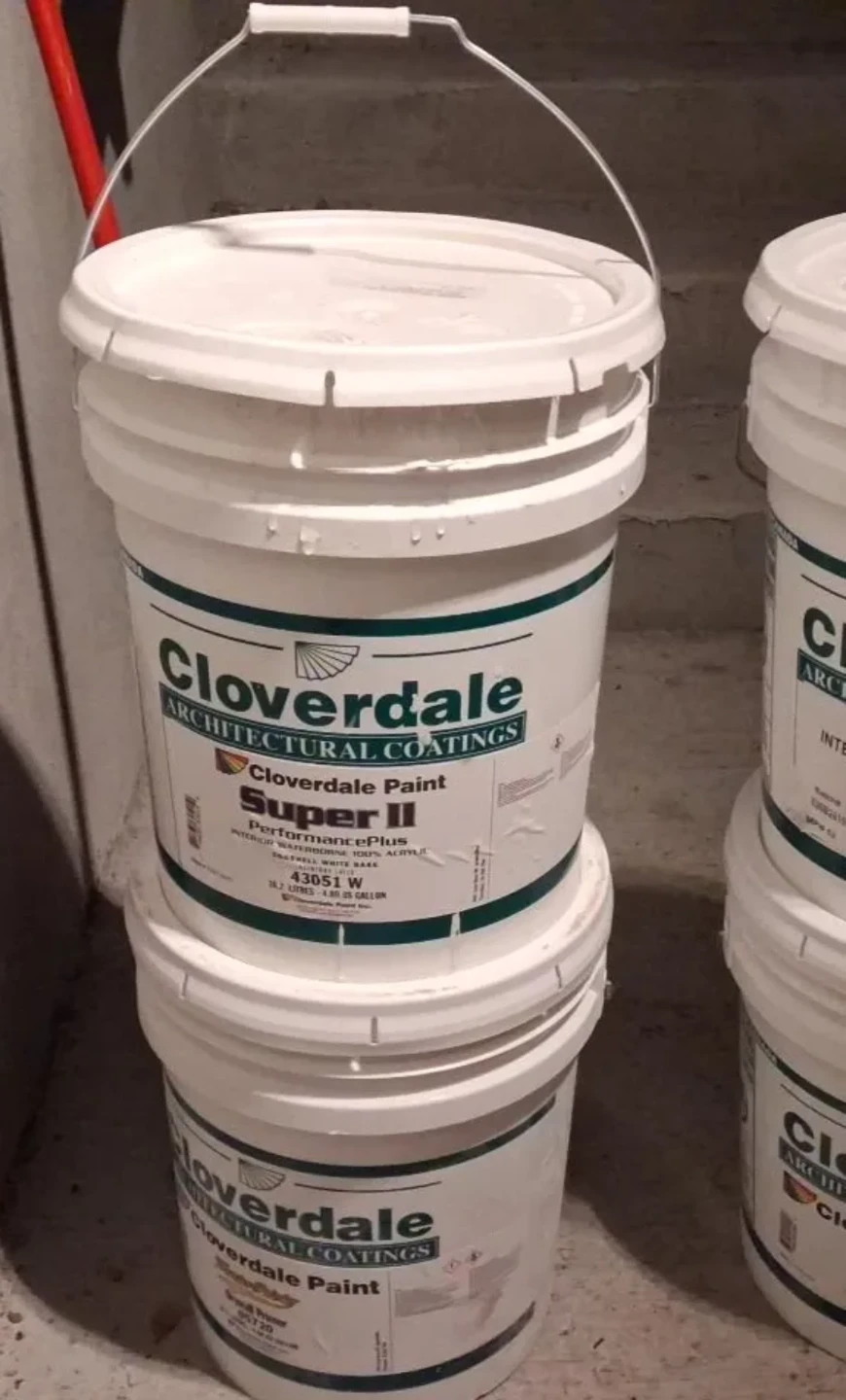 Cloverdale Paint and Primer Buckets all 4