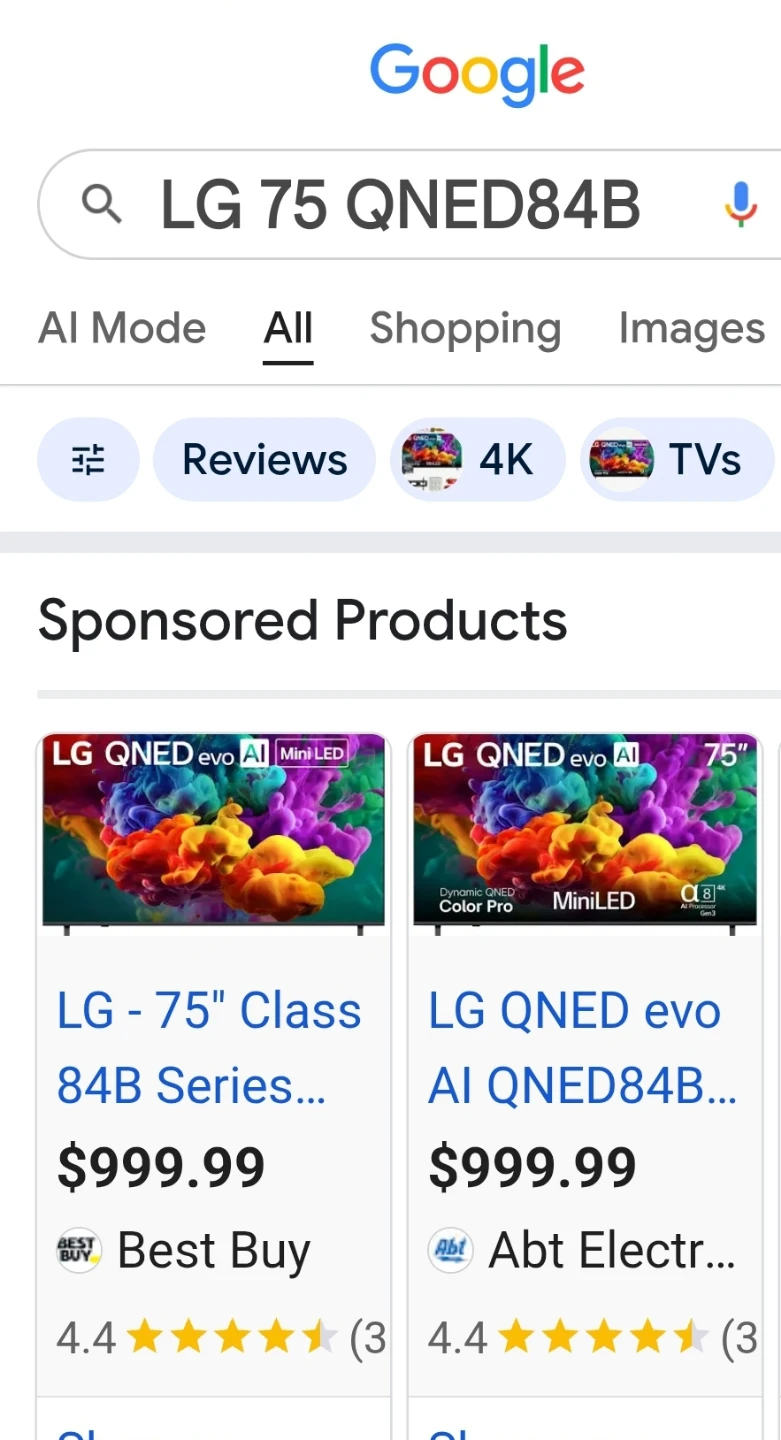 LG 75-inch QNED Evo AI Mini LED TV NEW " FIRM " - photo 5