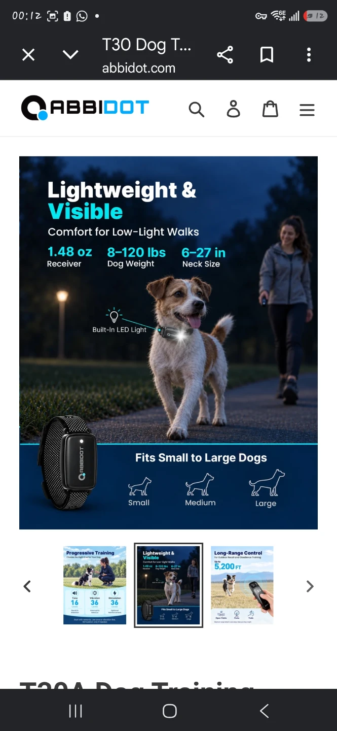 Abbidot T30 Dog Training Collar - photo 5