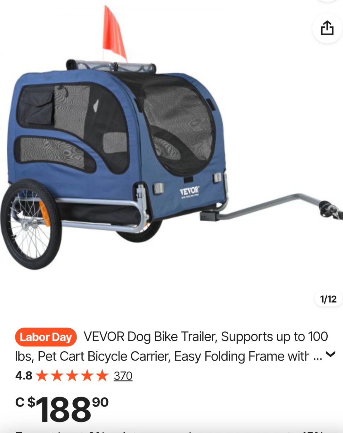 Dog Bike Trailer