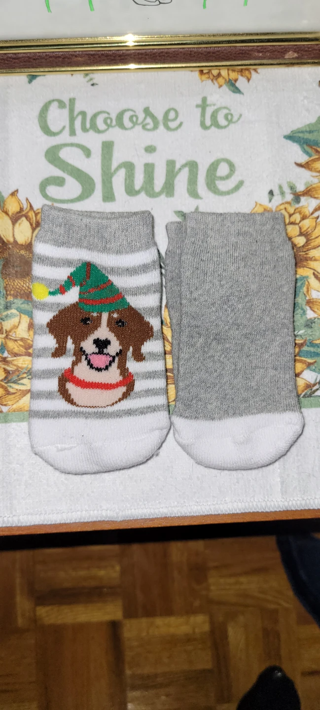 0 -12 month old baby socks with dog stuffie! - photo 5