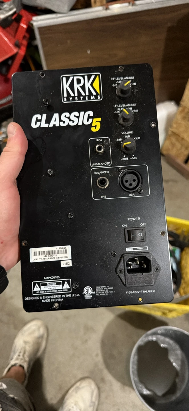 KRK Classic 5 Amplifier Assembly