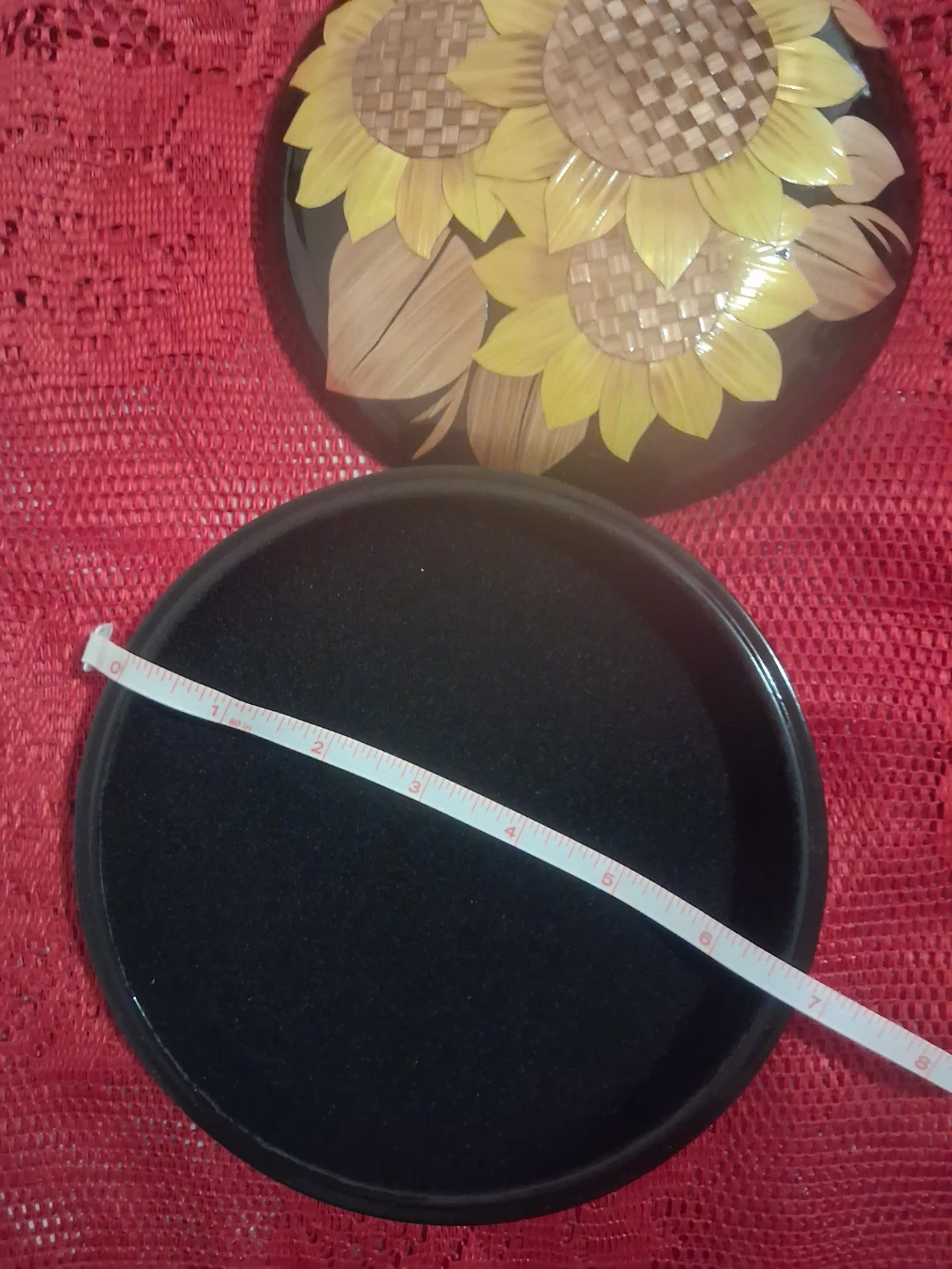 Sunflower decorative trinket box - photo 5