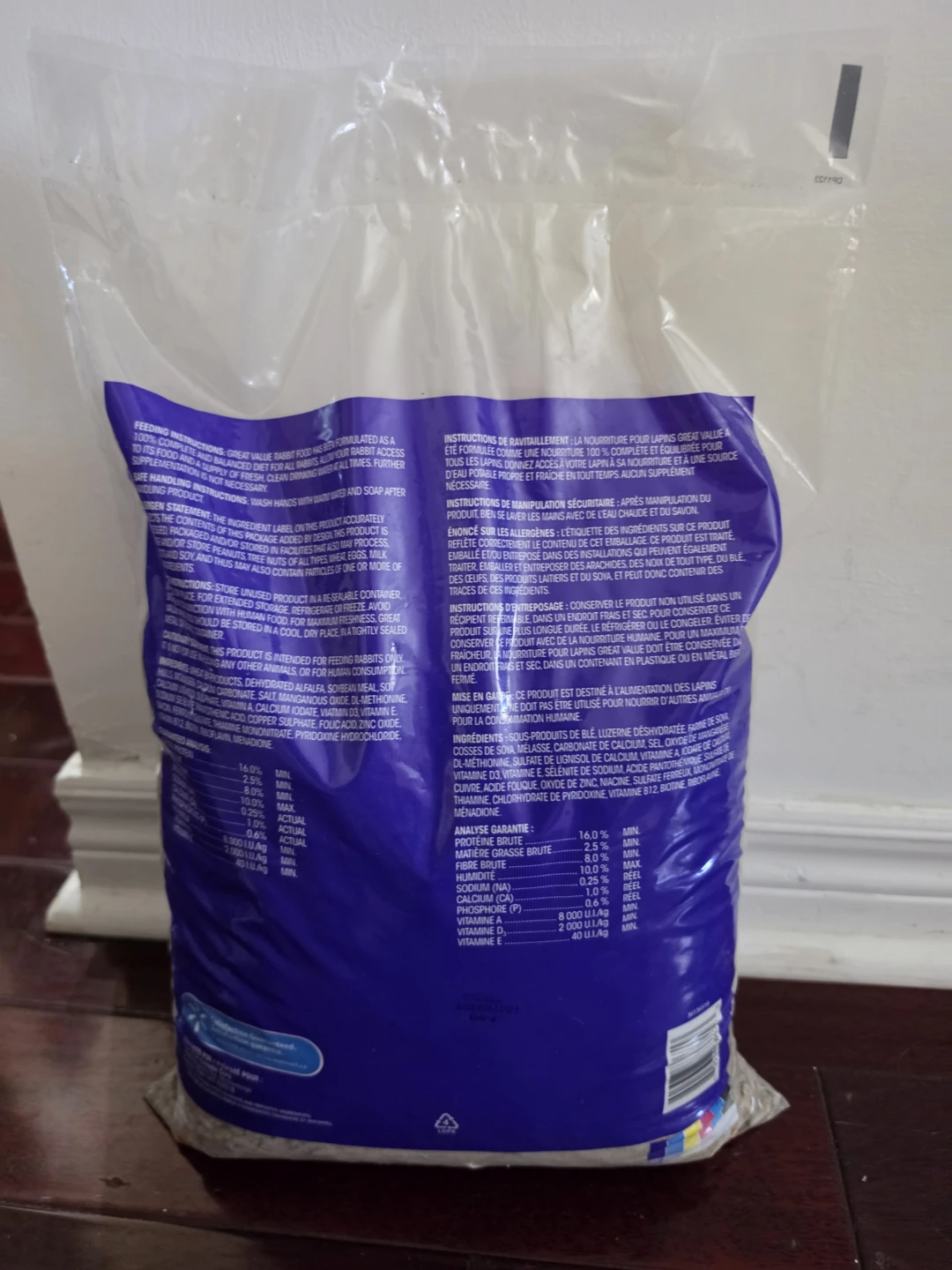 Great Value Rabbit Food 4kg - photo 2