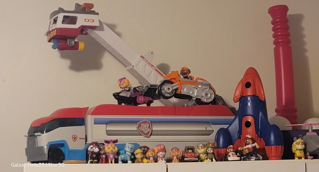 Paw Patrol Paw Patroller , fire truck and cars and  Figures  🏈