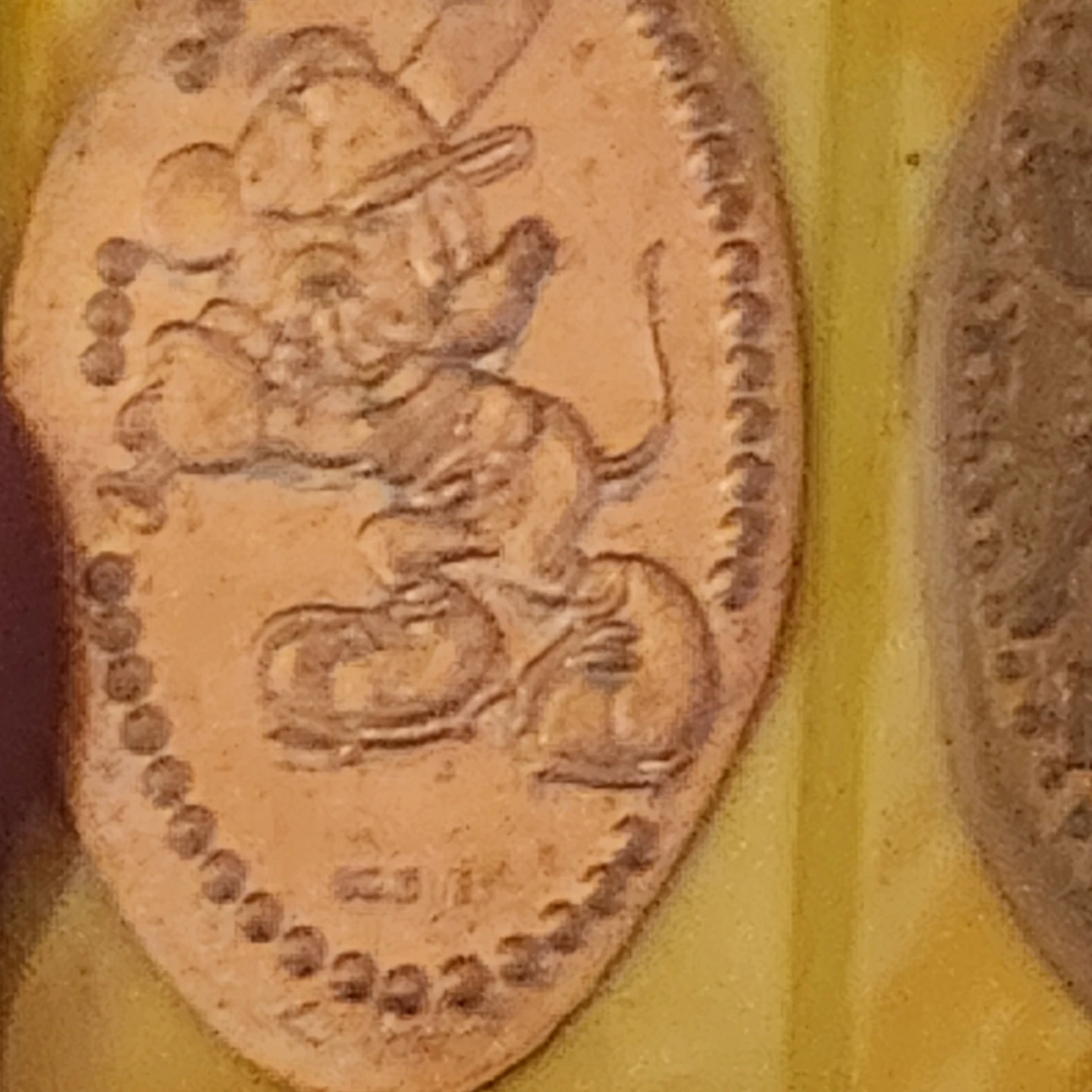 Set of 13 Disney pressed coins vintage