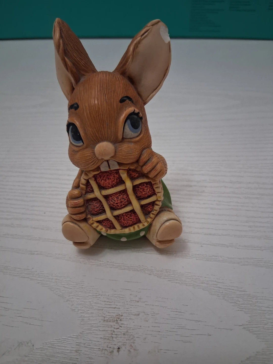 Two very cute bunnies baking a cake & the other is eat a pie - photo 5