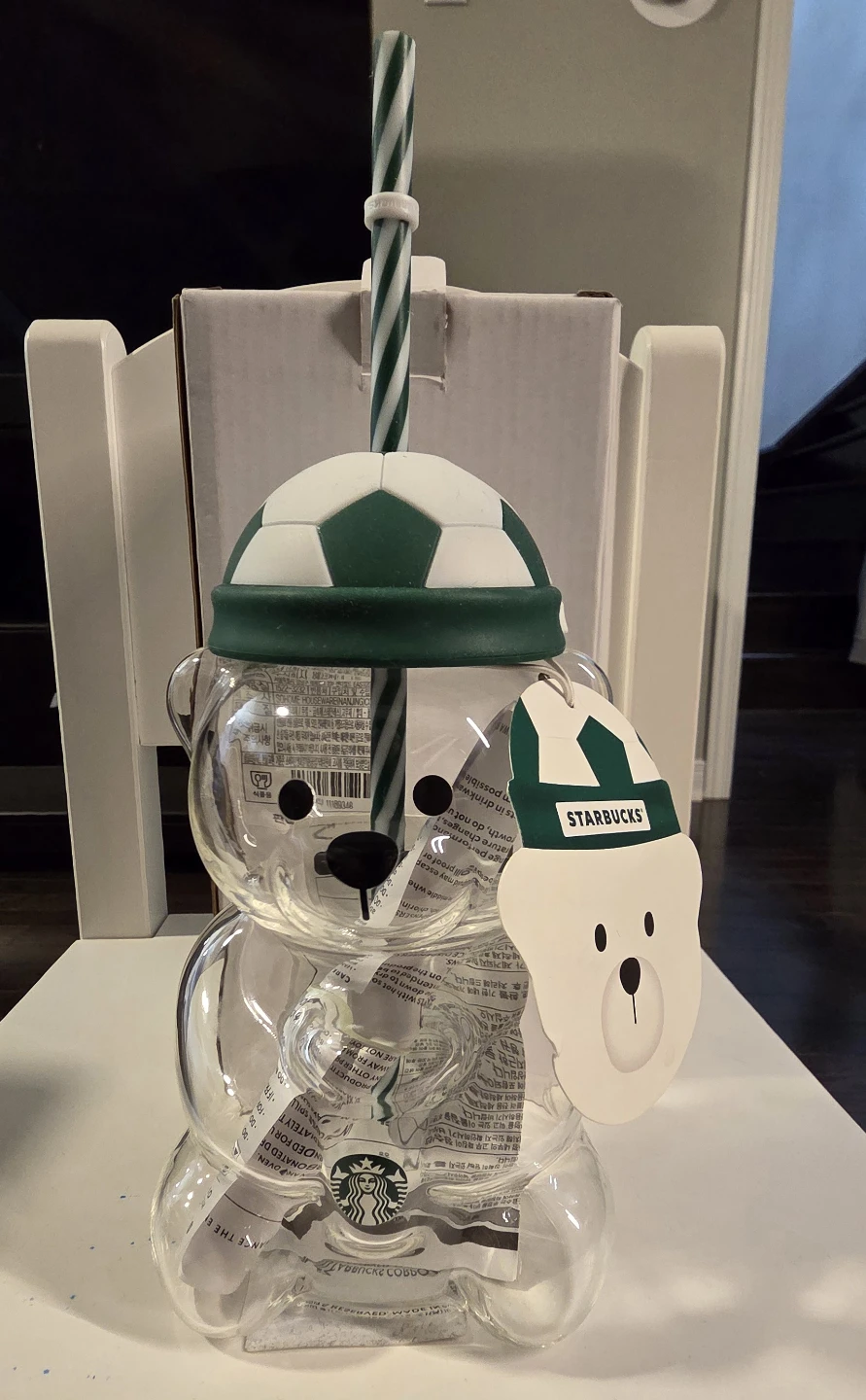 Genuine Starbucks Bearista Glass Cup - photo 2