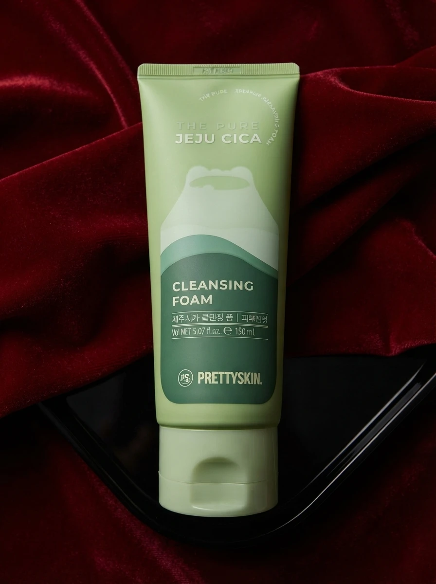 PRETTYSKIN The Pure Jeju Cica Cleansing Foam