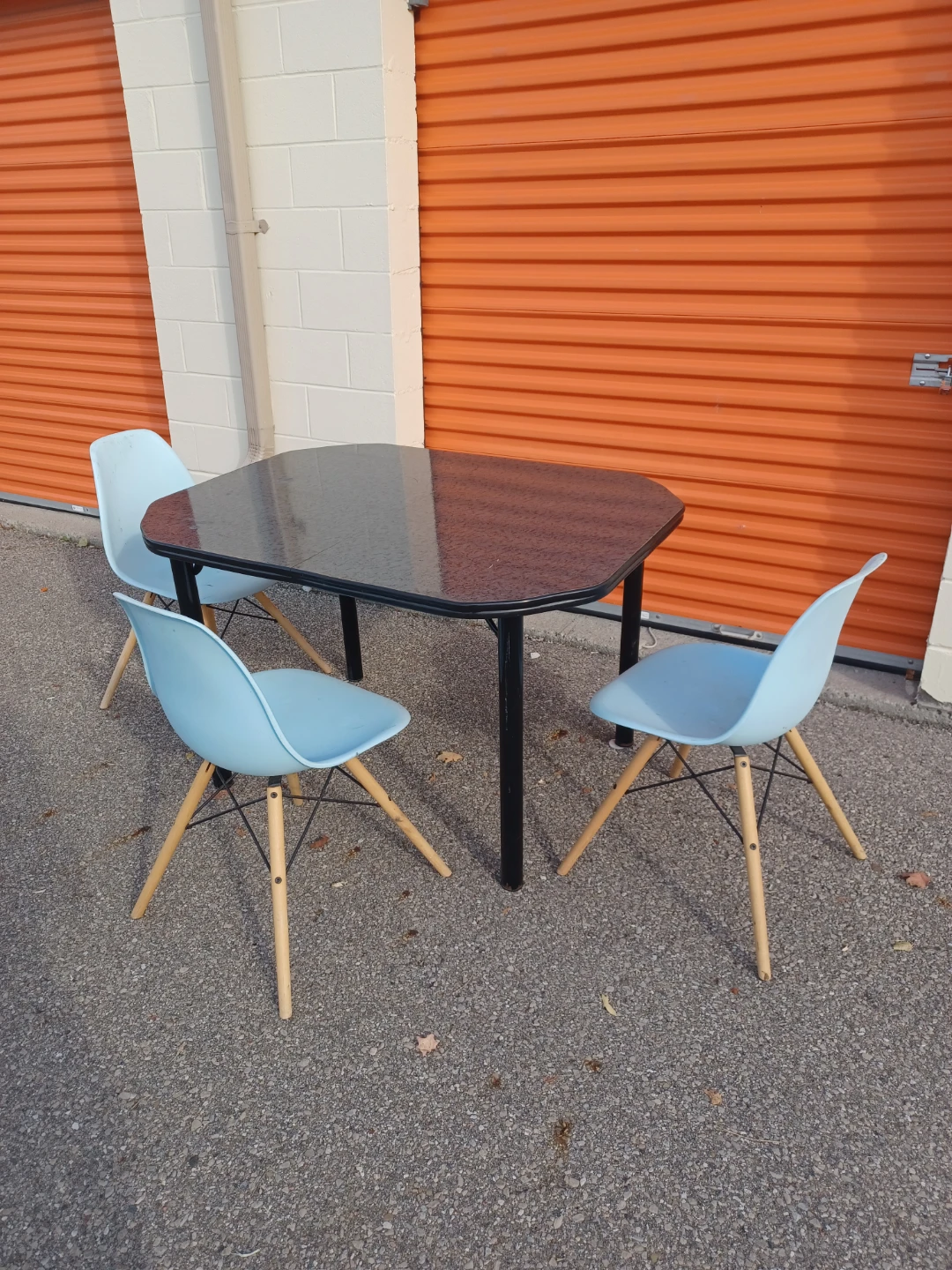 EXTENDABLE DINNING TABLE WITH 3 CHAIRS - photo 5