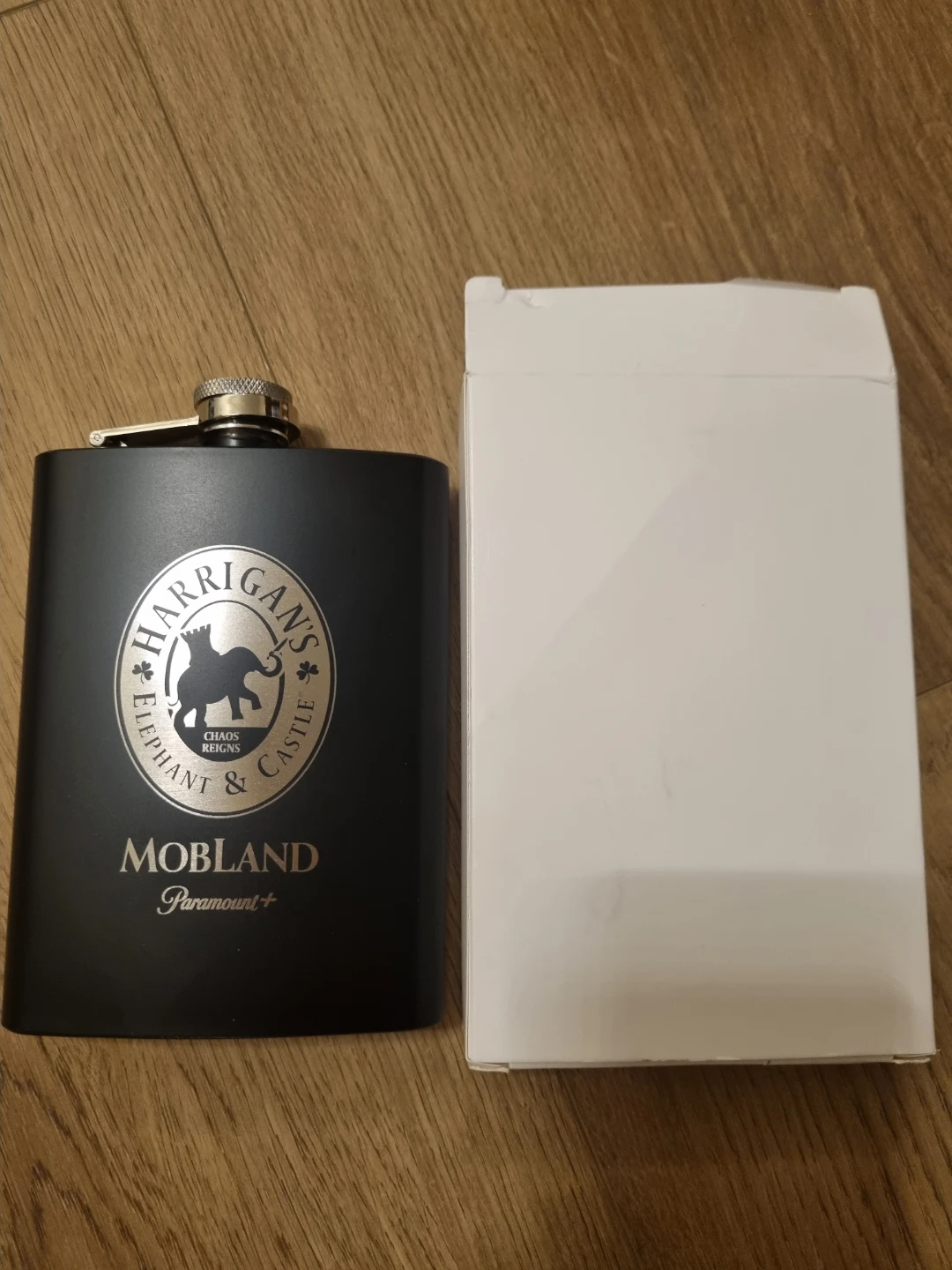 (New) Hip Flask - Harrigan's Mobland Paramount+
