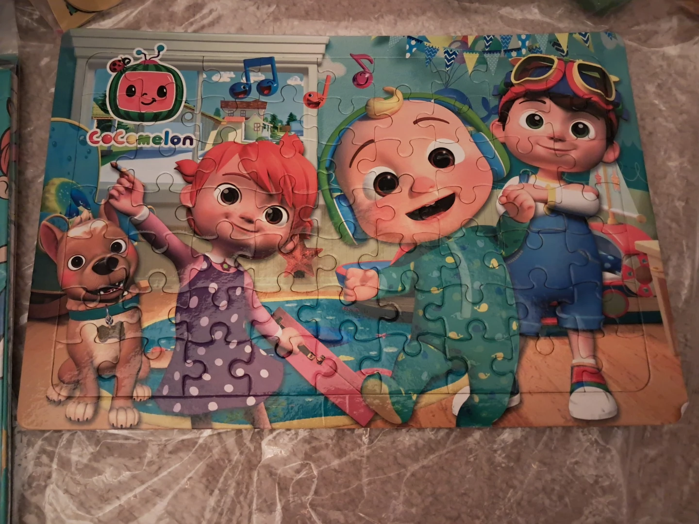 Cocomelon Party Decor, Toys, and Tablecloth Bundle - photo 3